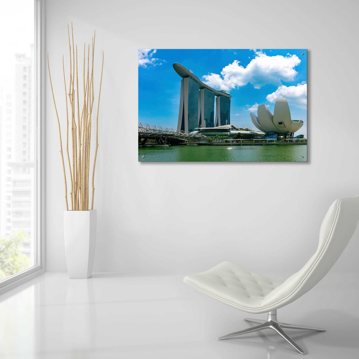 Epic Art 'Singapour - Daytime 2' by Epic Portfolio, Acrylic Glass Wall Art,36x24