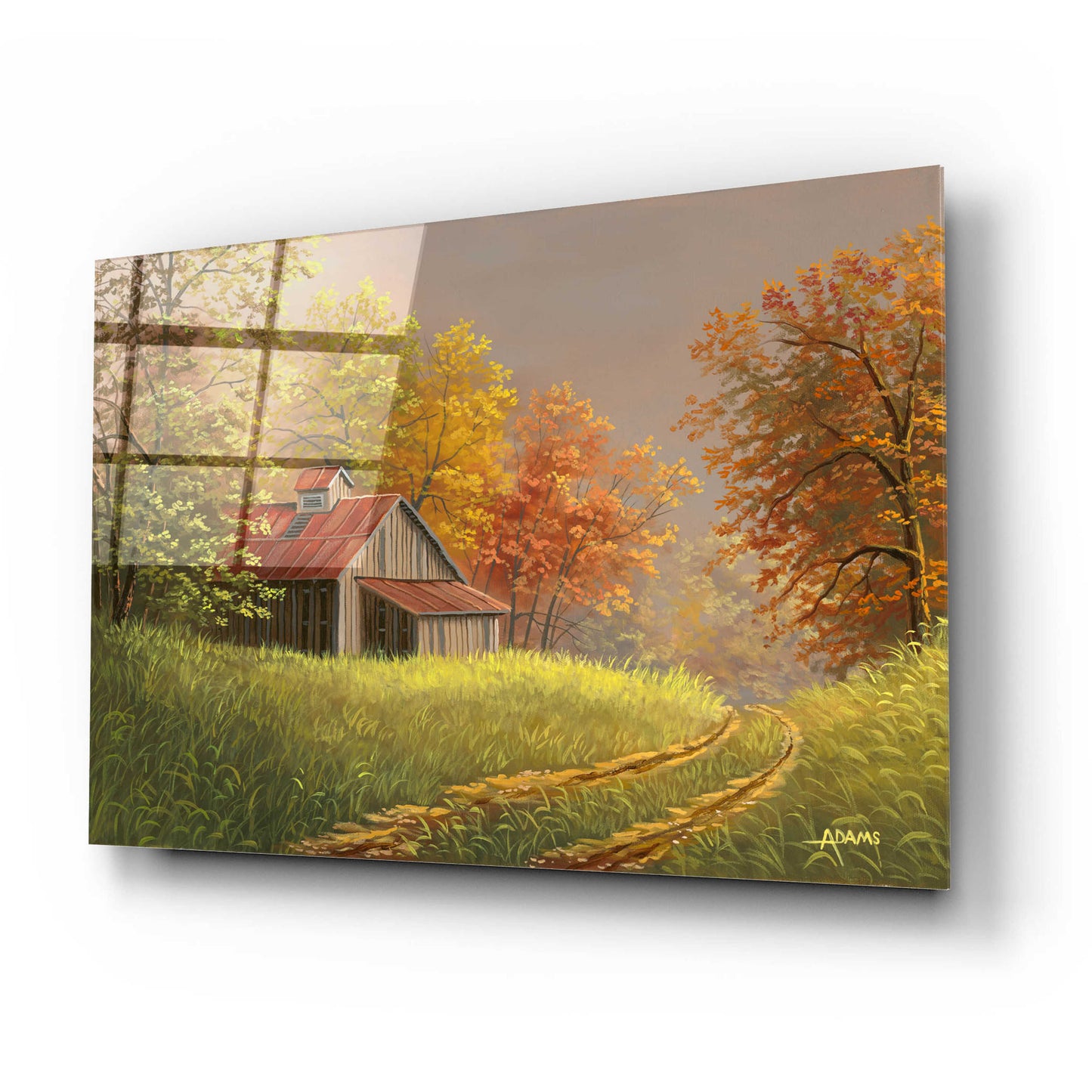 Epic Art 'Autumn Hues' by Gary Adams, Acrylic Glass Wall Art,24x16