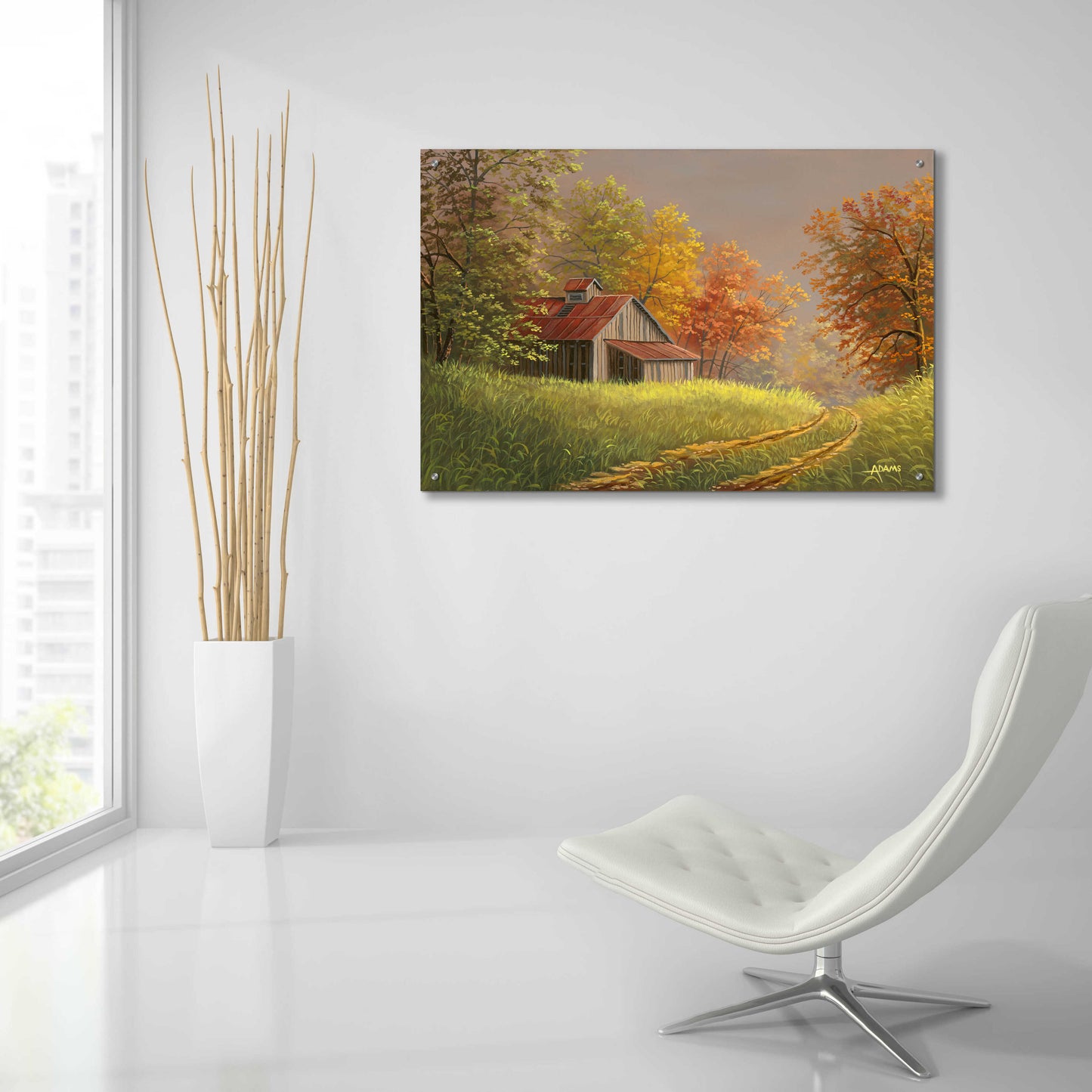 Epic Art 'Autumn Hues' by Gary Adams, Acrylic Glass Wall Art,36x24