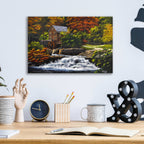 Epic Art 'Autumn Mill' by Gary Adams, Acrylic Glass Wall Art,16x12
