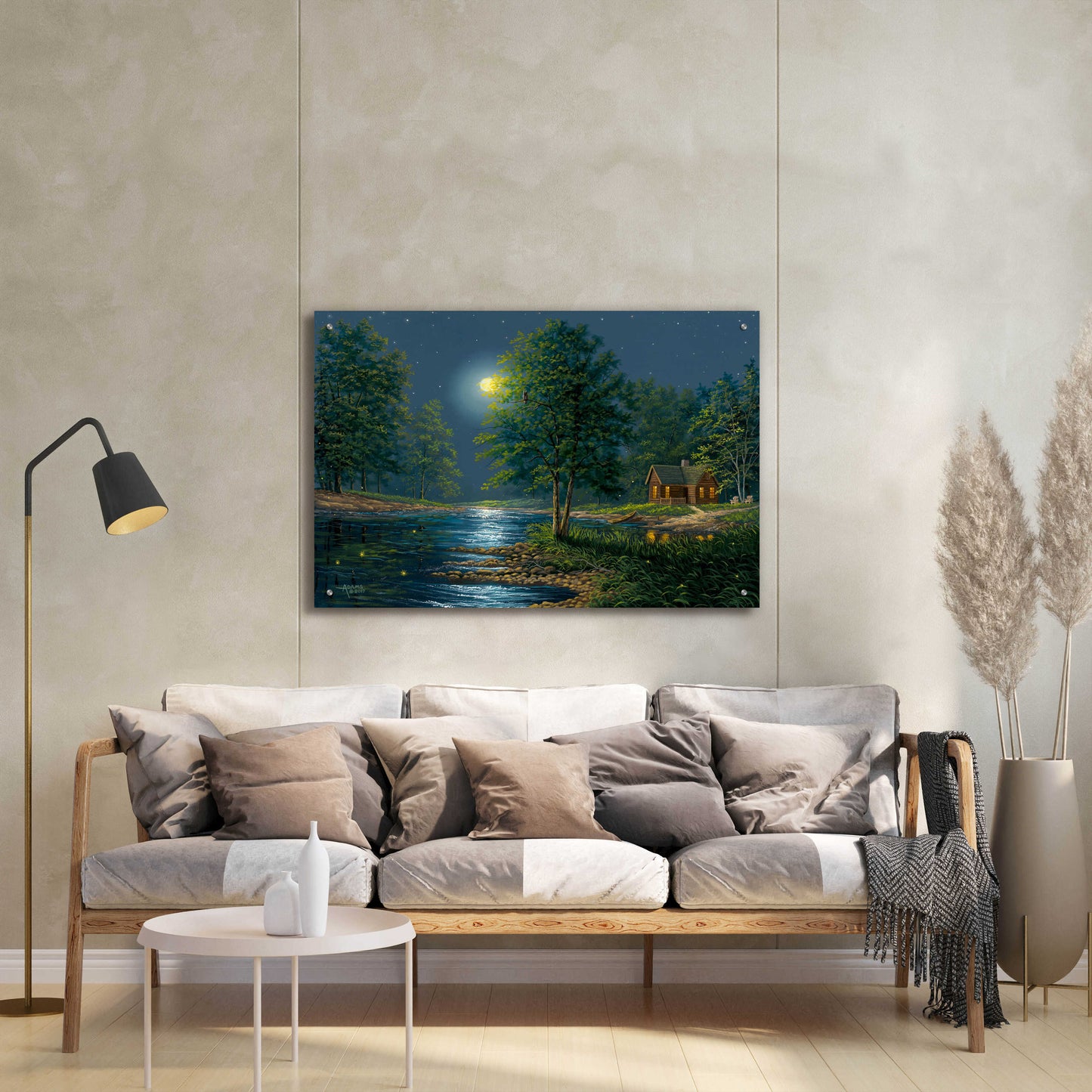 Epic Art 'Embraced By Moonlight' by Gary Adams, Acrylic Glass Wall Art,36x24