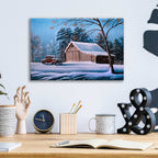 Epic Art 'First Snow' by Gary Adams, Acrylic Glass Wall Art,16x12