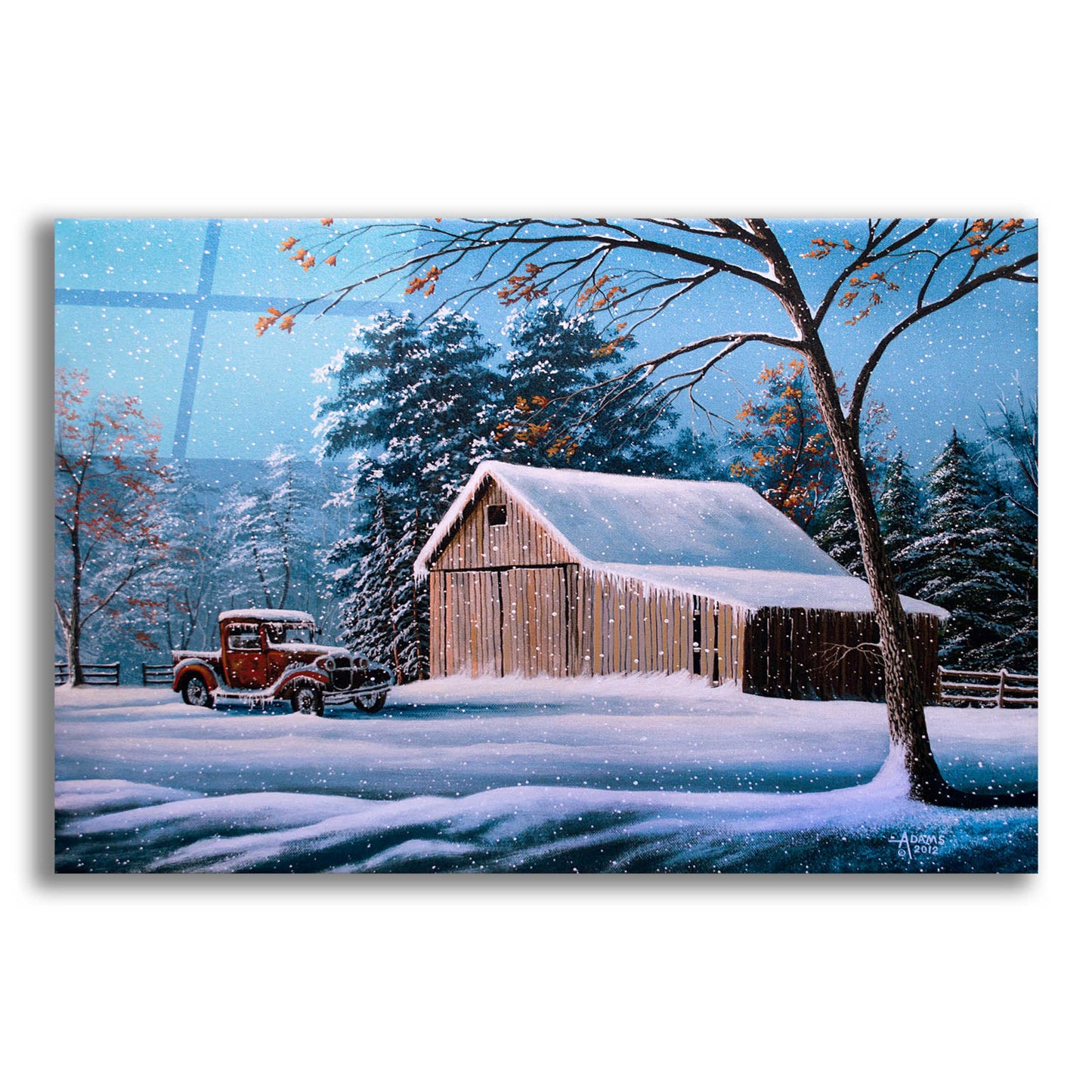 Epic Art 'First Snow' by Gary Adams, Acrylic Glass Wall Art