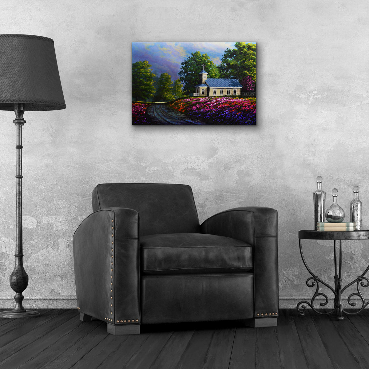 Epic Art 'Glorious Springtime' by Gary Adams, Acrylic Glass Wall Art,24x16