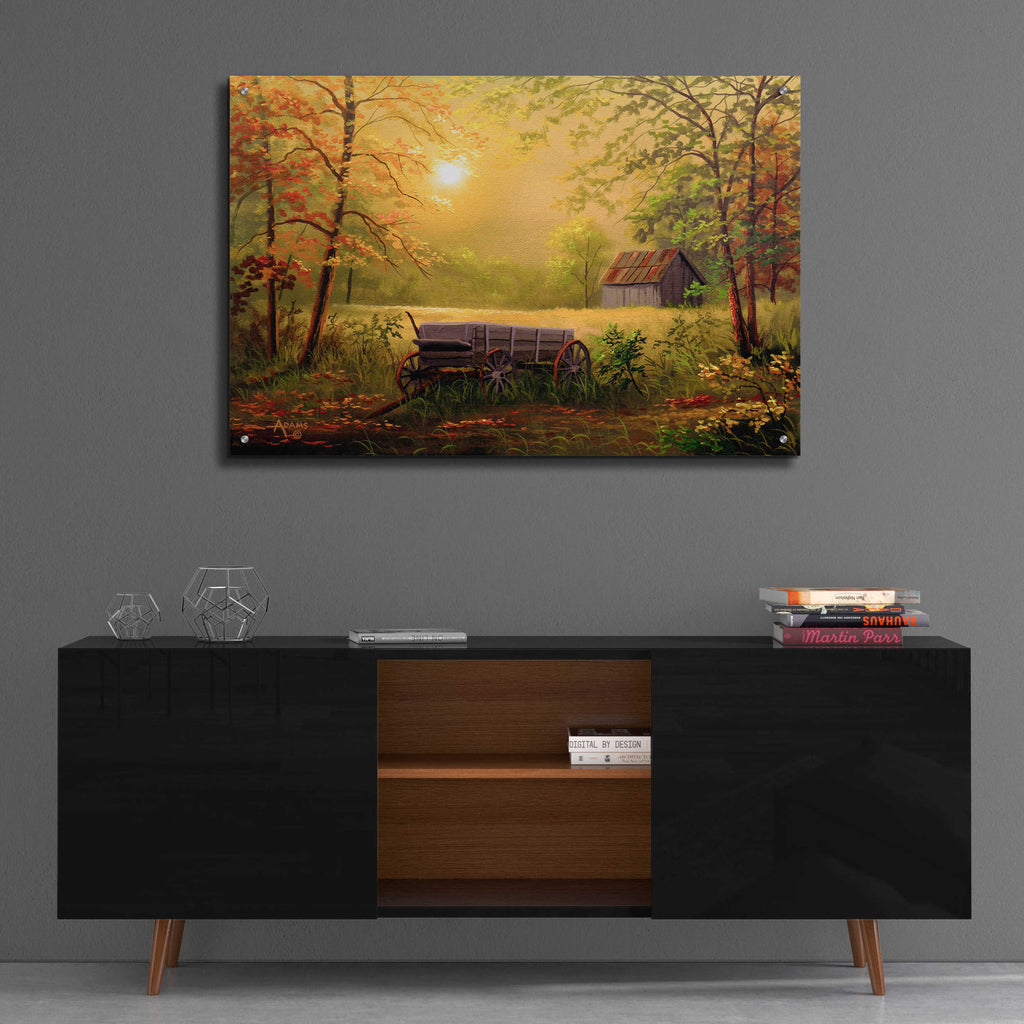 Epic Art 'Grandpas Wagon' by Gary Adams, Acrylic Glass Wall Art,36x24