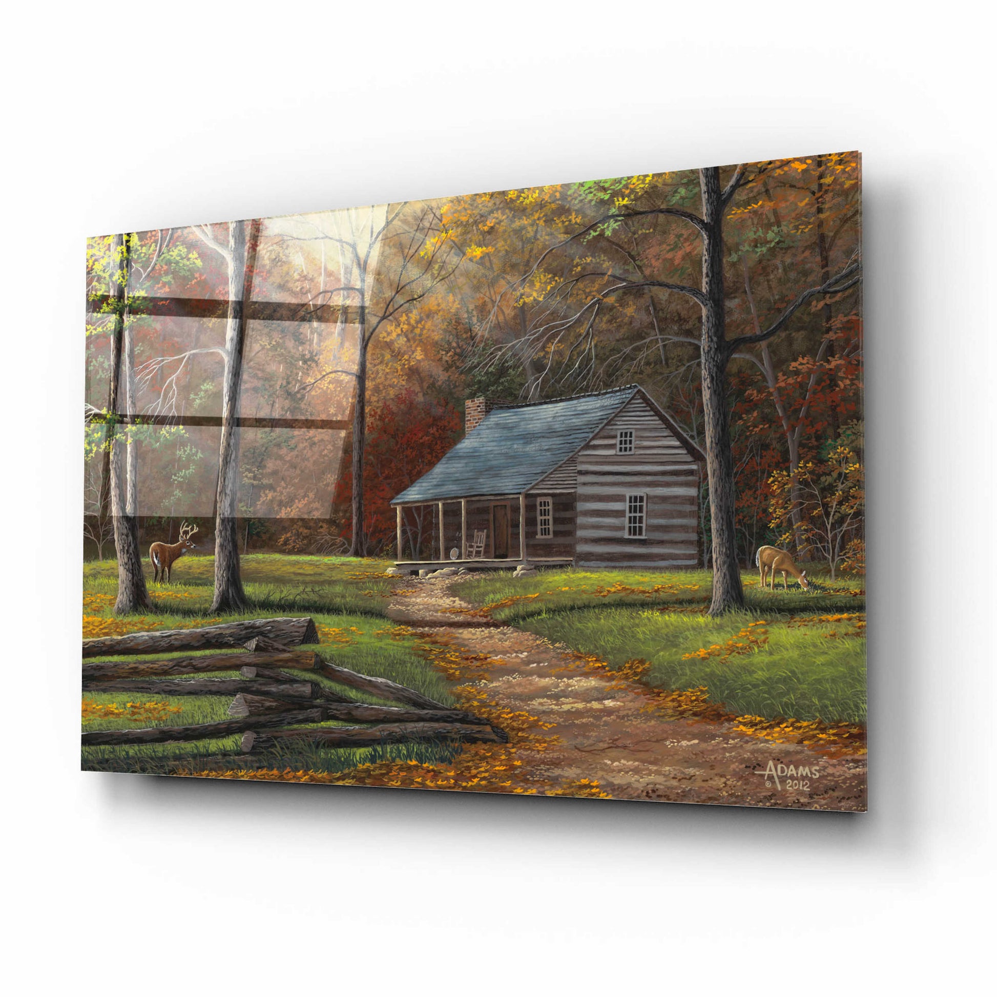 Epic Art 'Old Home Place' by Gary Adams, Acrylic Glass Wall Art,16x12