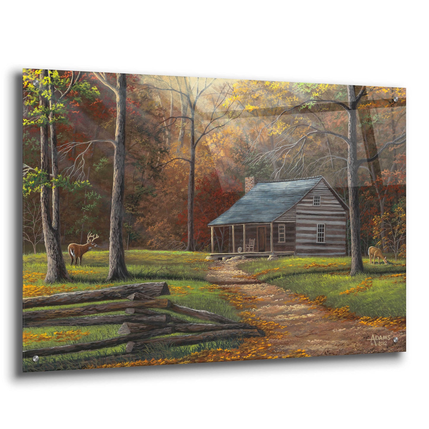 Epic Art 'Old Home Place' by Gary Adams, Acrylic Glass Wall Art,36x24