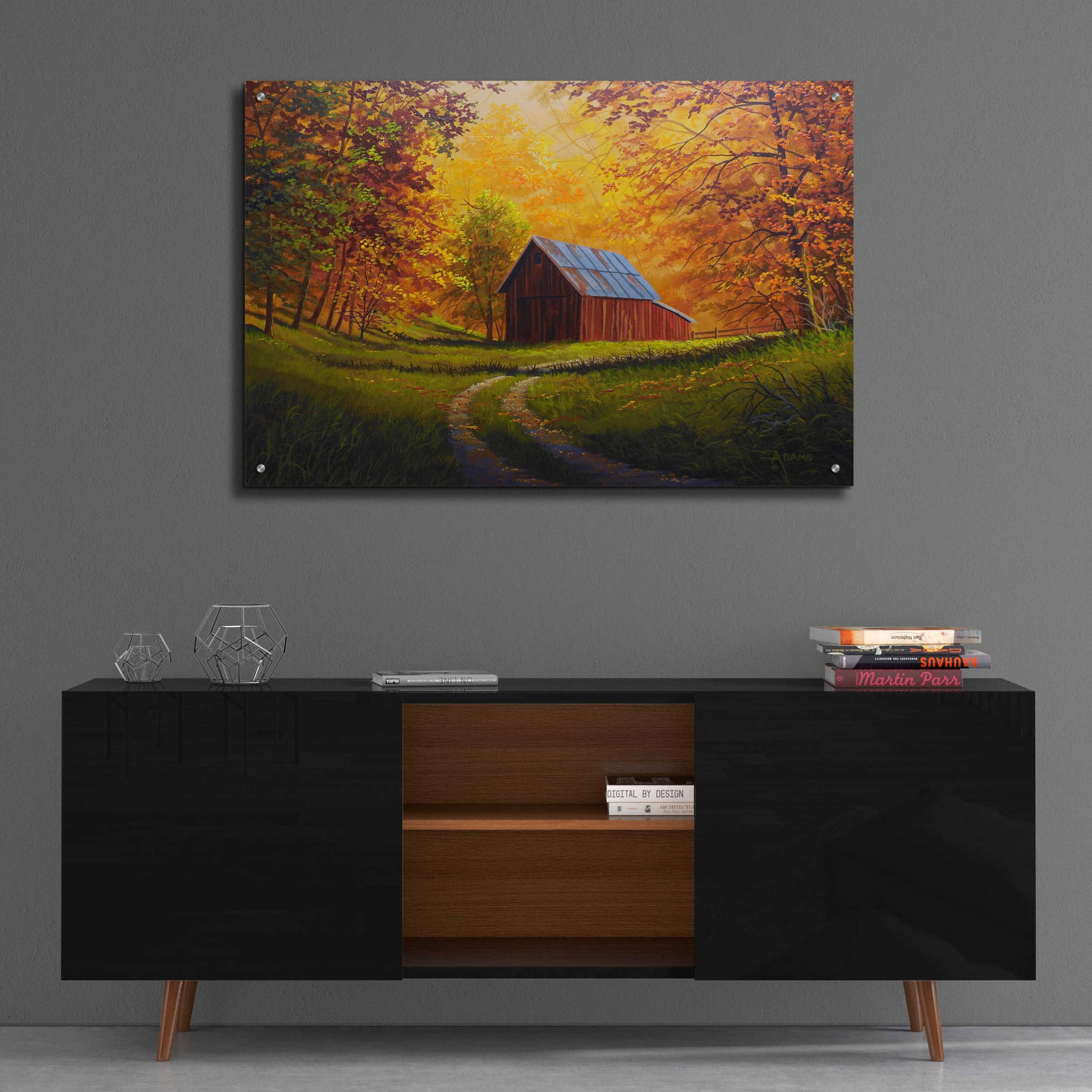 Epic Art 'Autumn Glow' by Gary Adams, Acrylic Glass Wall Art,36x24