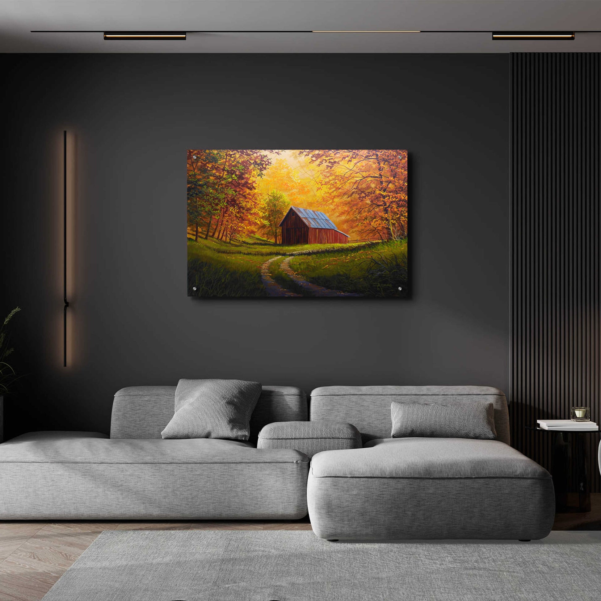 Epic Art 'Autumn Glow' by Gary Adams, Acrylic Glass Wall Art,36x24