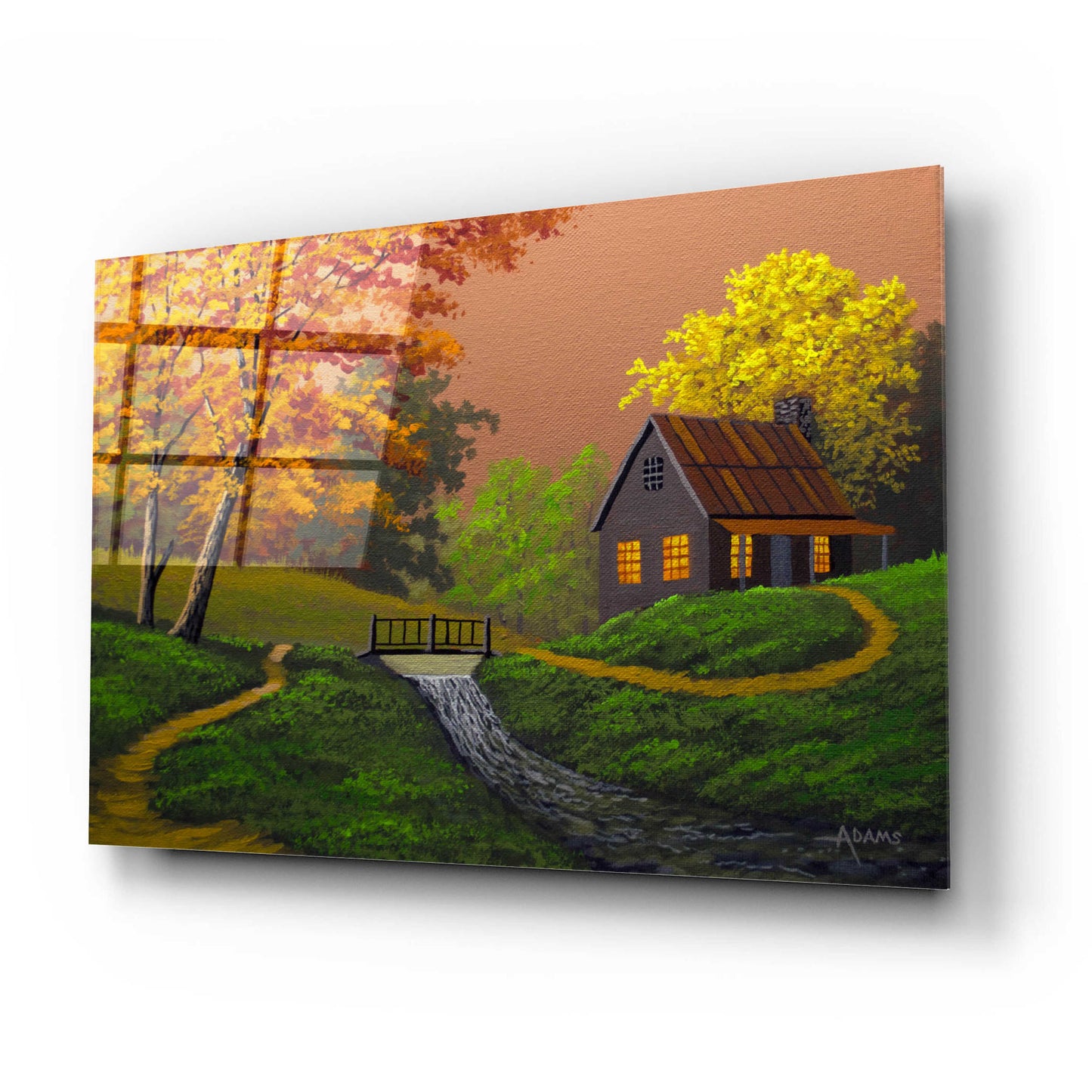 Epic Art 'Pathway Home' by Gary Adams, Acrylic Glass Wall Art,24x16