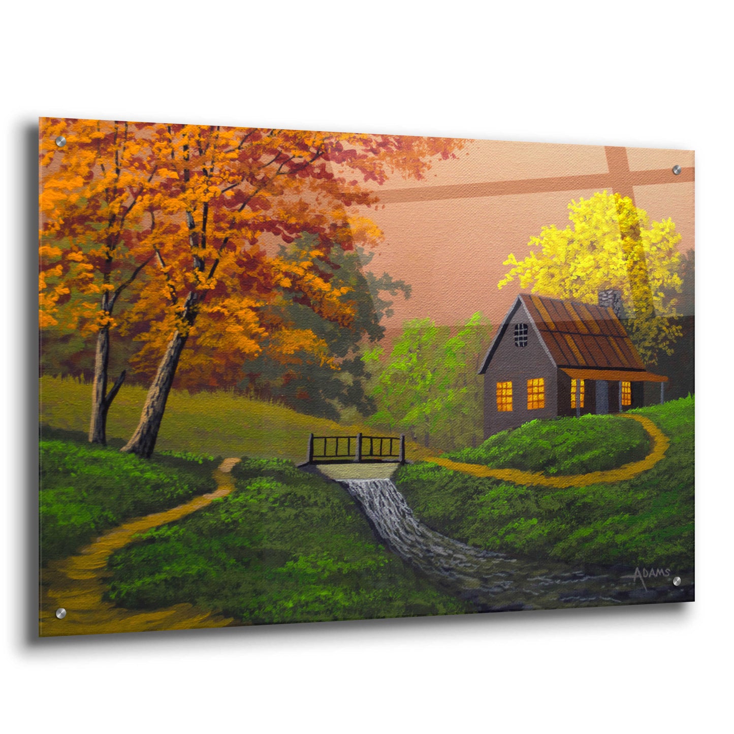 Epic Art 'Pathway Home' by Gary Adams, Acrylic Glass Wall Art,36x24