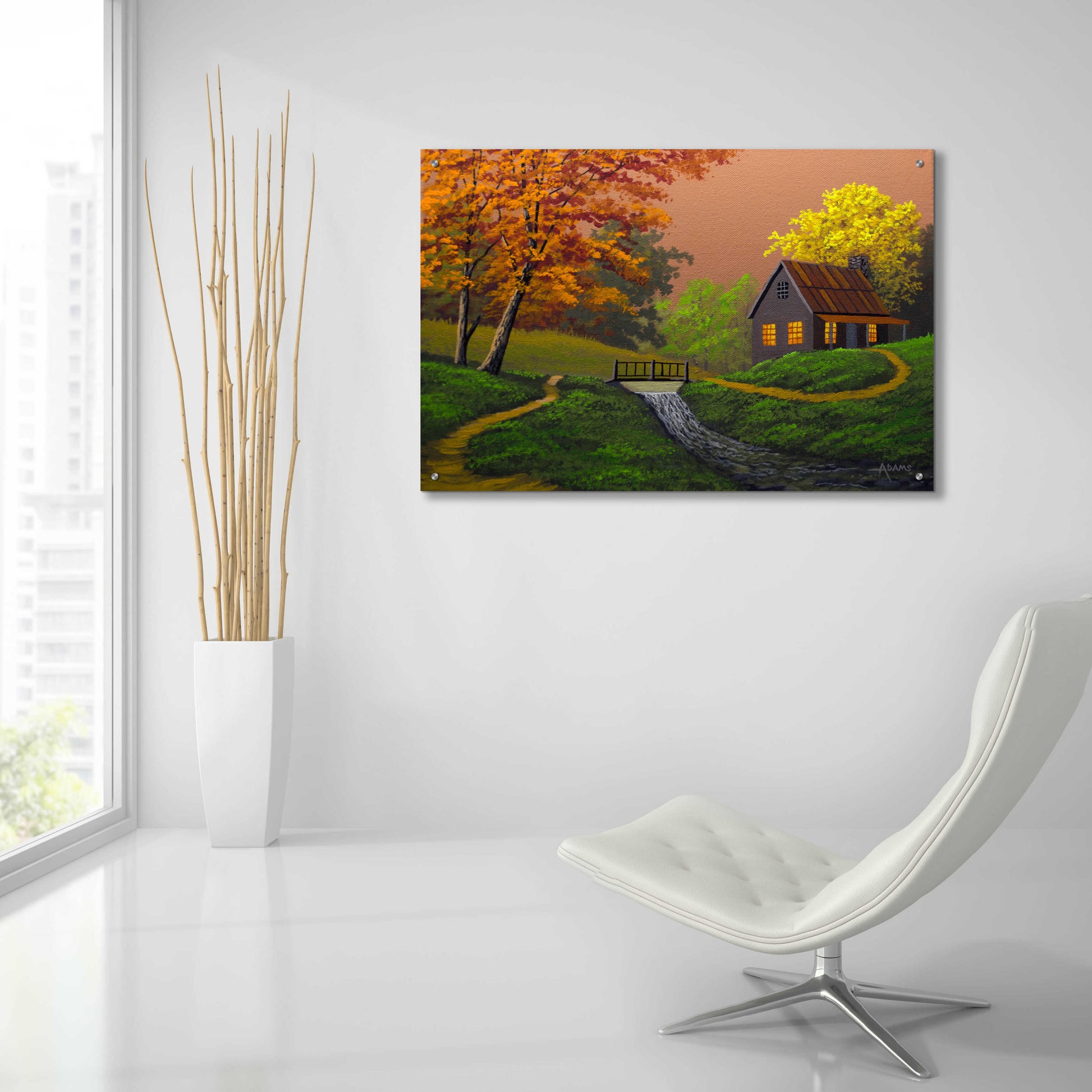 Epic Art 'Pathway Home' by Gary Adams, Acrylic Glass Wall Art,36x24