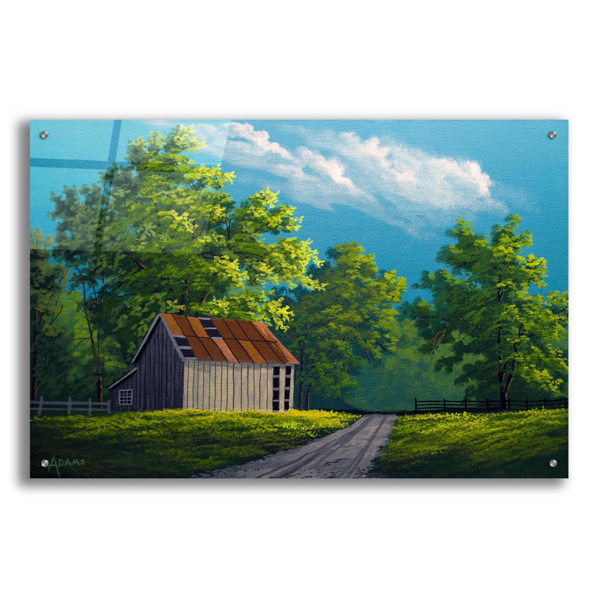 Epic Art 'Summer Day' by Gary Adams, Acrylic Glass Wall Art,36x24