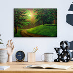 Epic Art 'The Road Home' by Gary Adams, Acrylic Glass Wall Art,16x12
