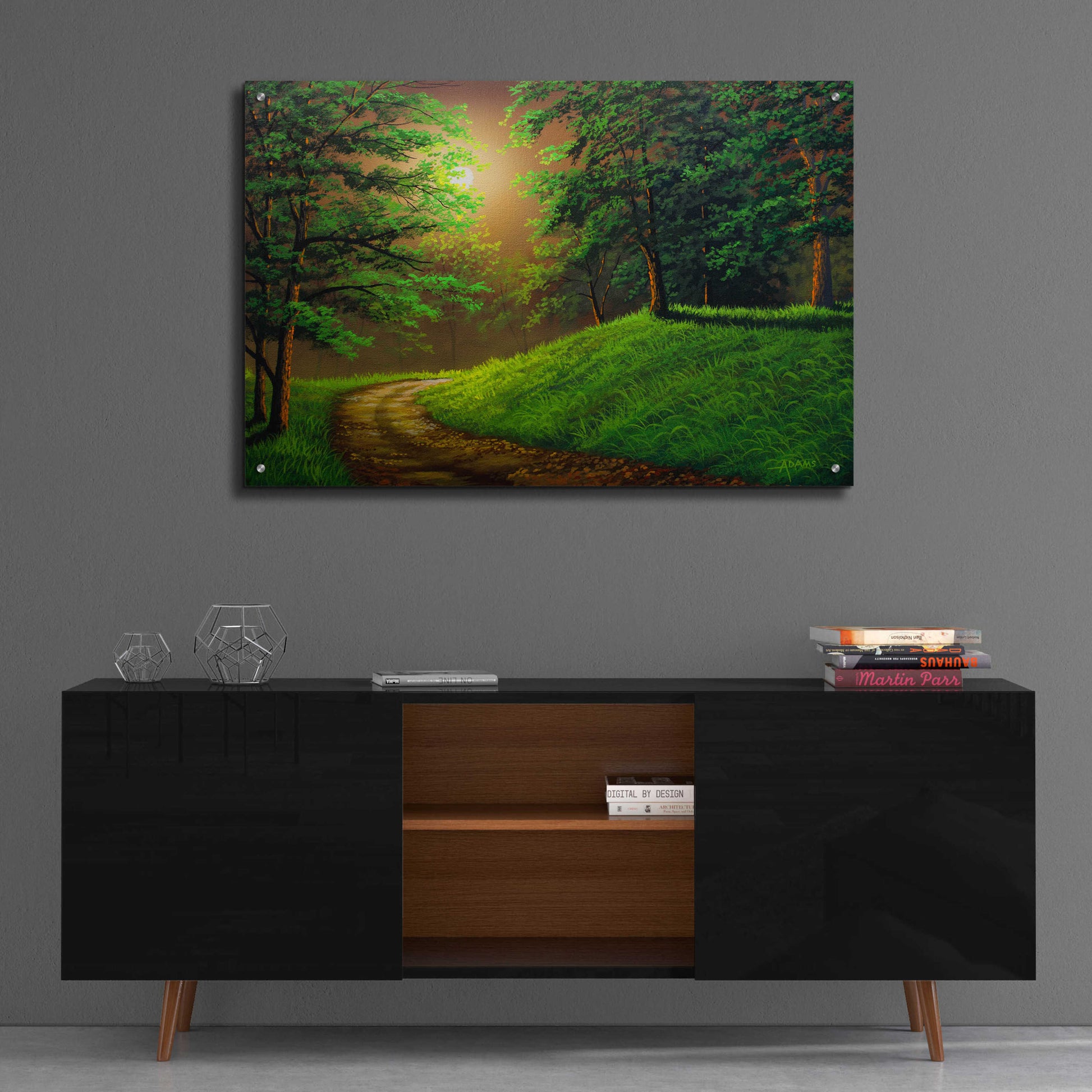 Epic Art 'The Road Home' by Gary Adams, Acrylic Glass Wall Art,36x24