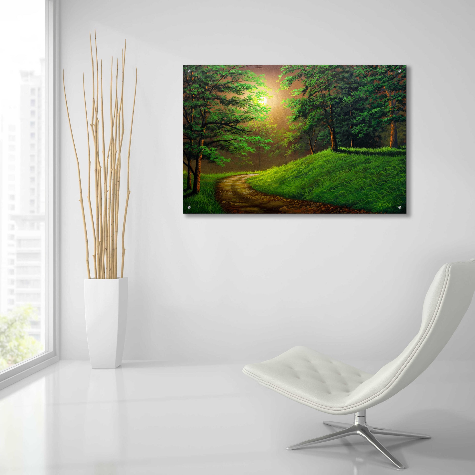 Epic Art 'The Road Home' by Gary Adams, Acrylic Glass Wall Art,36x24