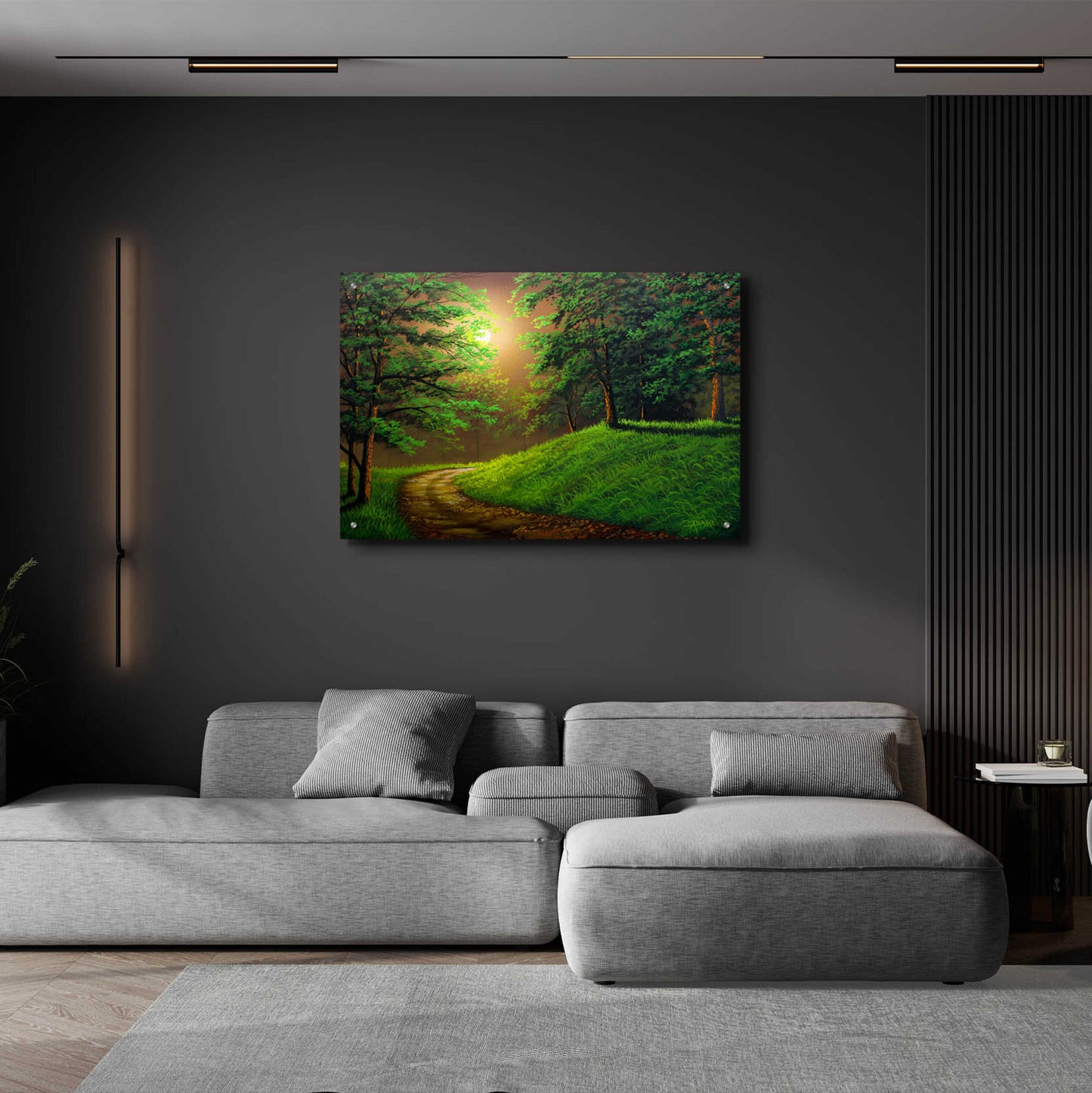 Epic Art 'The Road Home' by Gary Adams, Acrylic Glass Wall Art,36x24