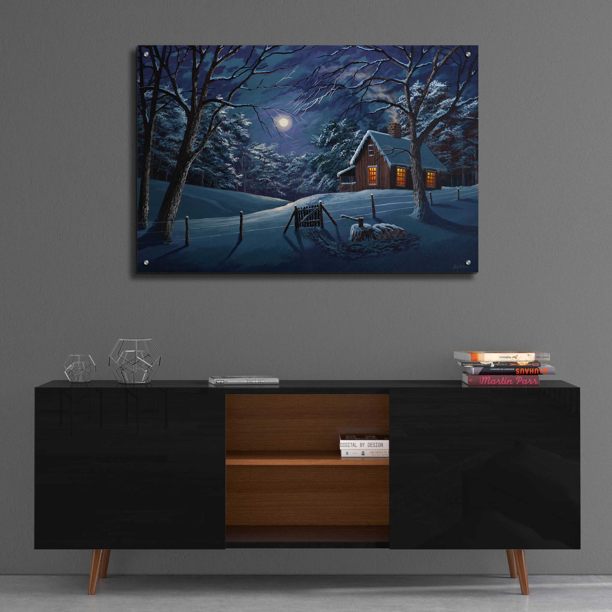 Epic Art 'Comforts of Home' by Gary Adams, Acrylic Glass Wall Art,36x24