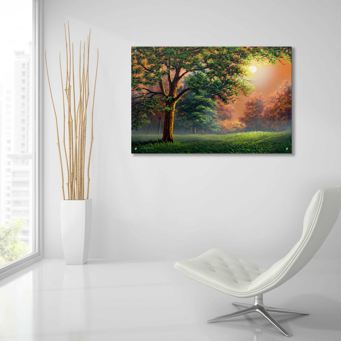 Epic Art 'Evening Radiance' by Gary Adams, Acrylic Glass Wall Art,36x24