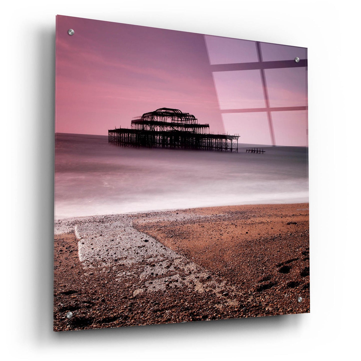 Epic Art 'Brighton Pier' by Nina Papiorek, Acrylic Glass Wall Art,24x24