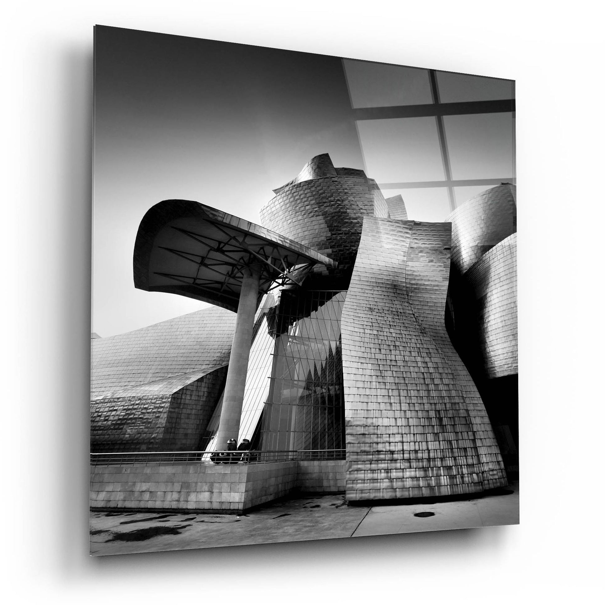 Epic Art 'Guggenheim Bilbao' by Nina Papiorek, Acrylic Glass Wall Art,12x12