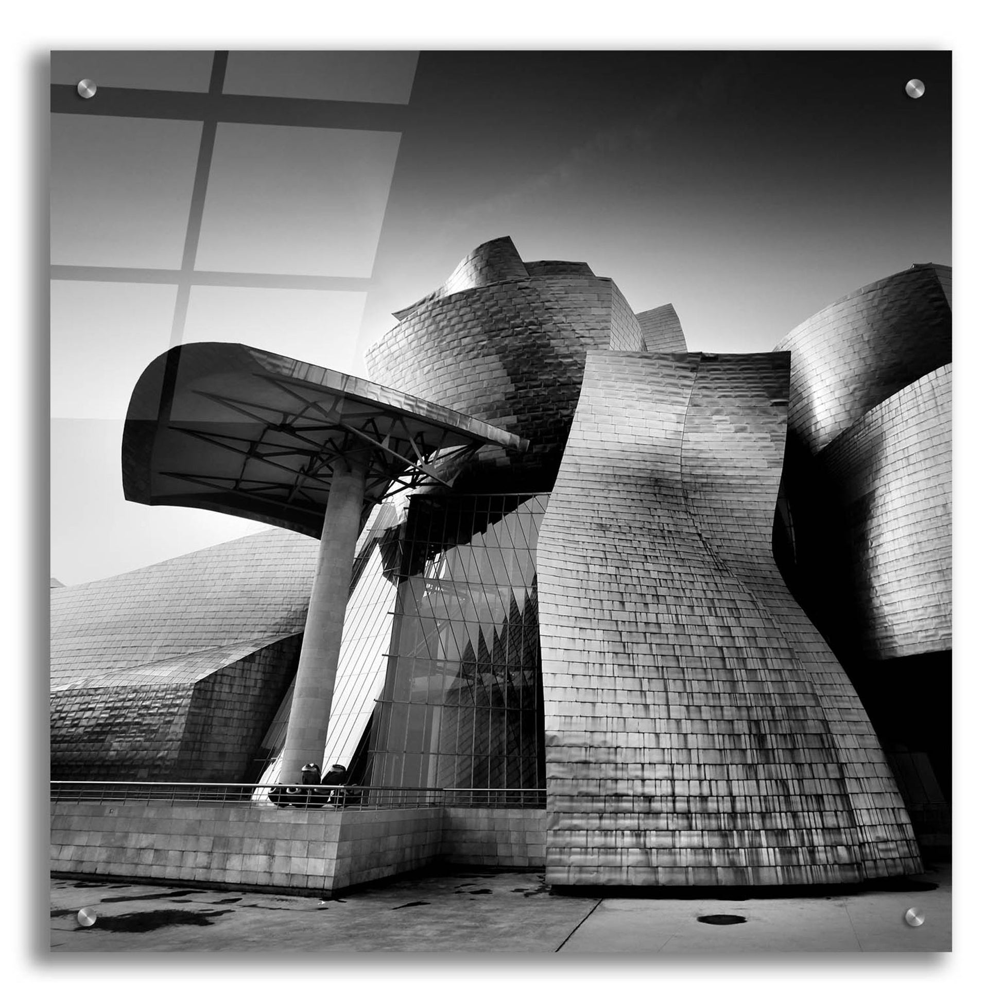 Epic Art 'Guggenheim Bilbao' by Nina Papiorek, Acrylic Glass Wall Art,24x24