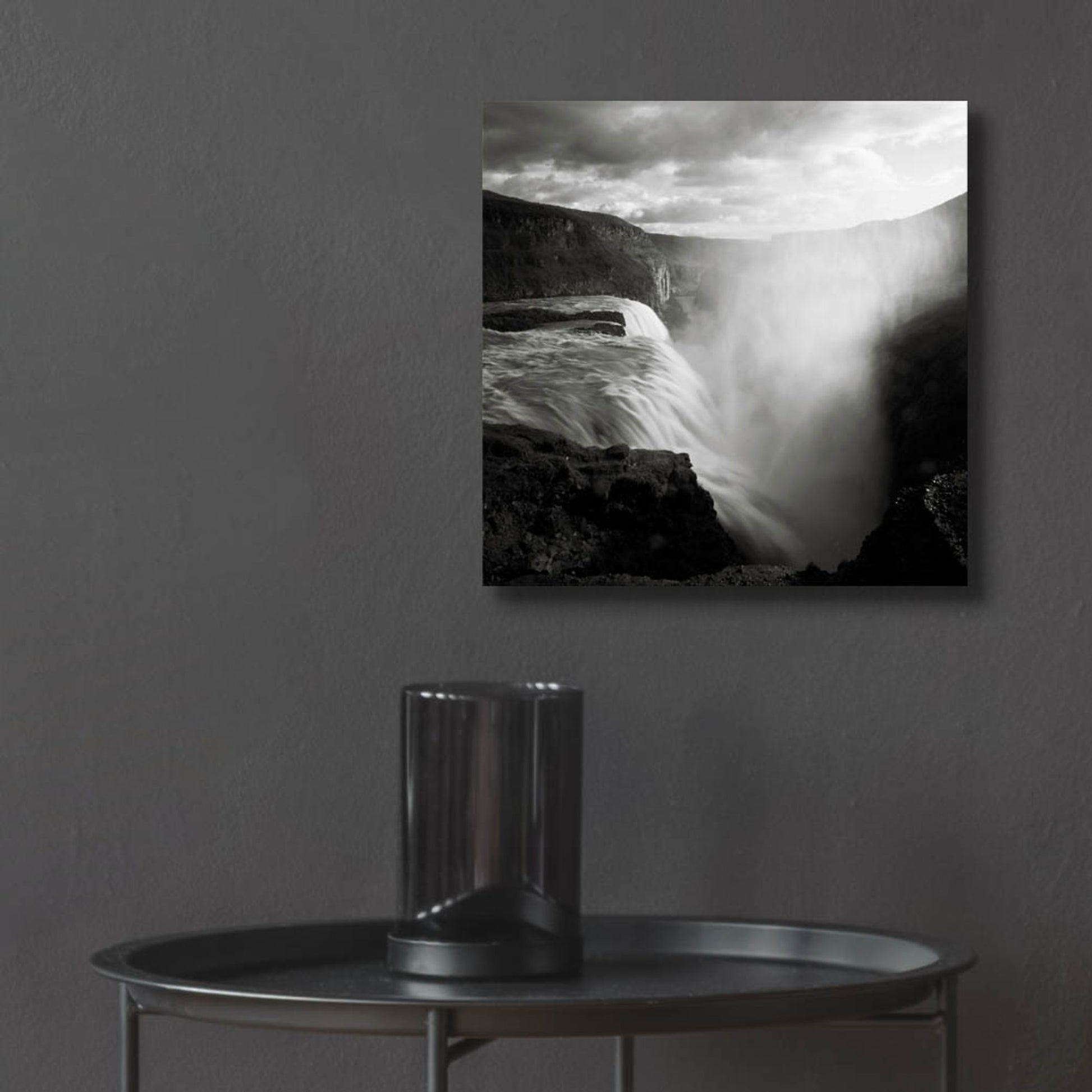 Epic Art 'Iceland Gullfoss' by Nina Papiorek, Acrylic Glass Wall Art,12x12