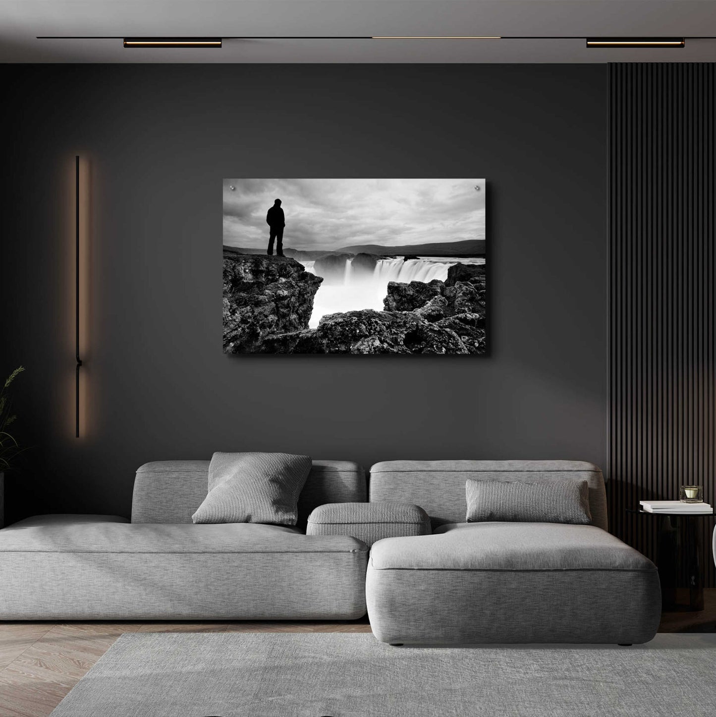 Epic Art 'Iceland Waterfall' by Nina Papiorek, Acrylic Glass Wall Art,36x24