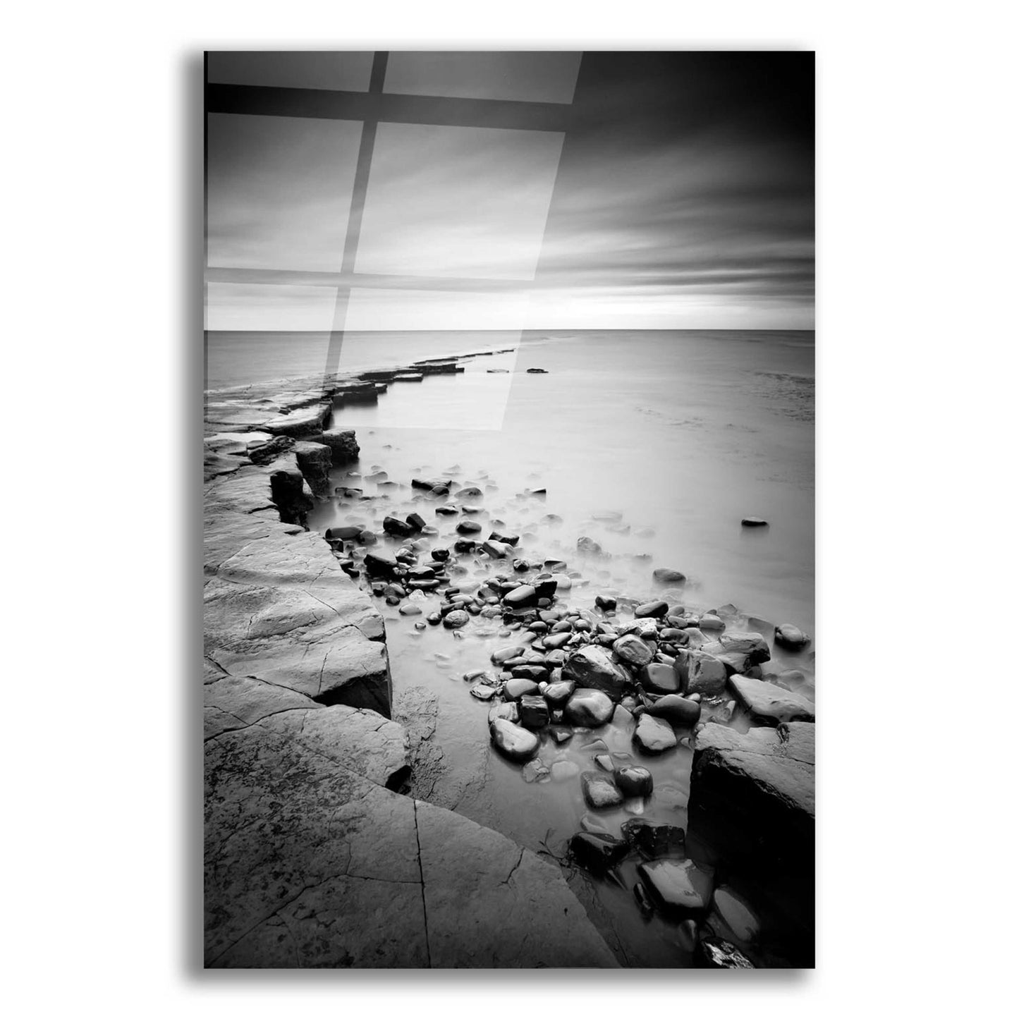 Epic Art 'Kimmeridge Bay' by Nina Papiorek, Acrylic Glass Wall Art,12x16