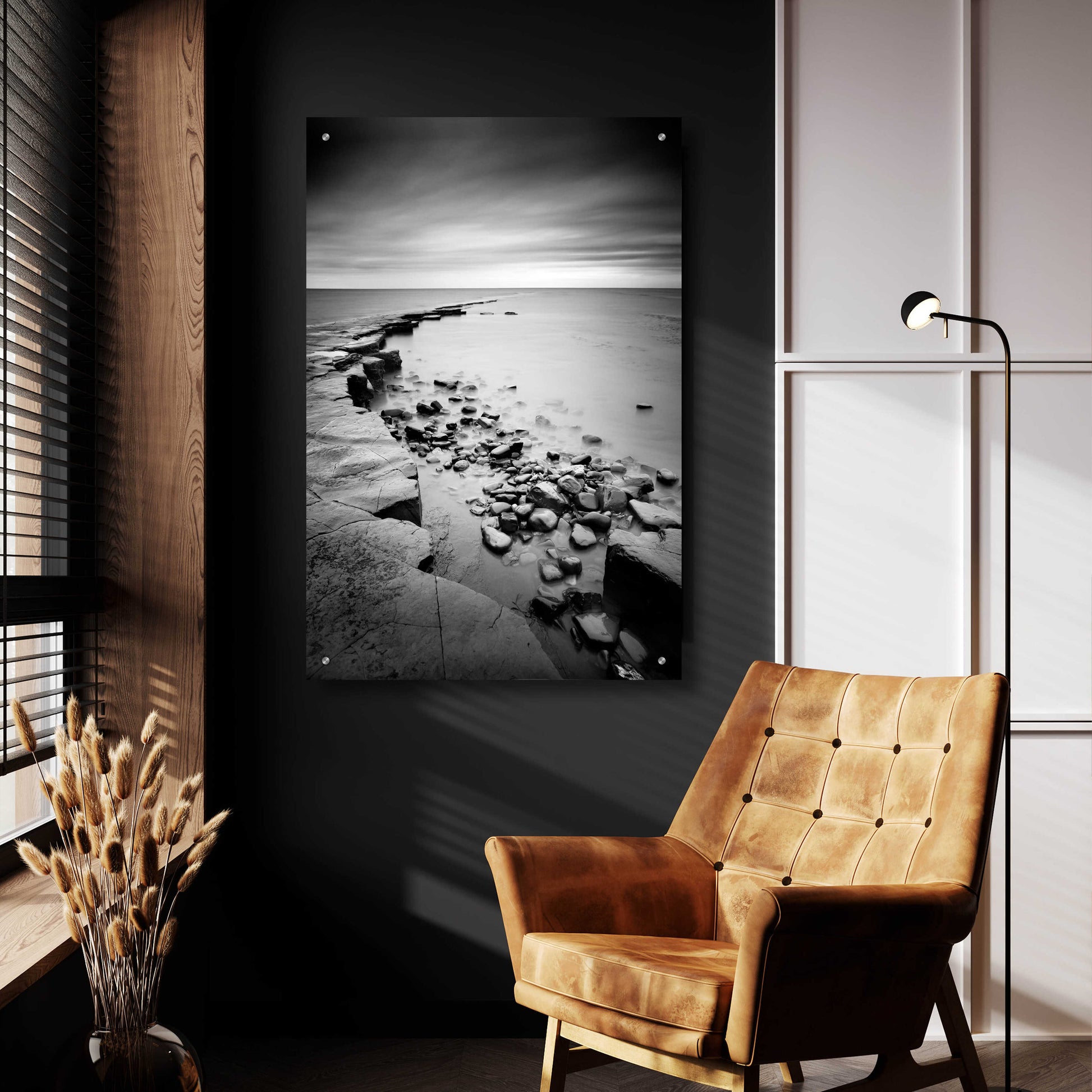 Epic Art 'Kimmeridge Bay' by Nina Papiorek, Acrylic Glass Wall Art,24x36