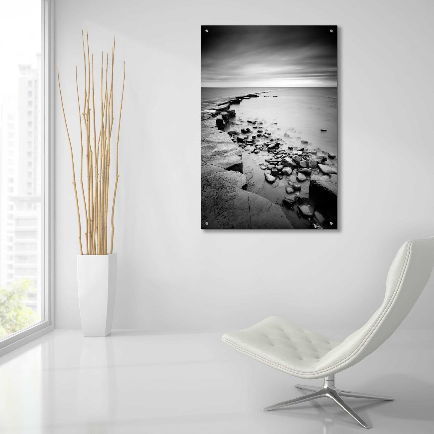 Epic Art 'Kimmeridge Bay' by Nina Papiorek, Acrylic Glass Wall Art,24x36