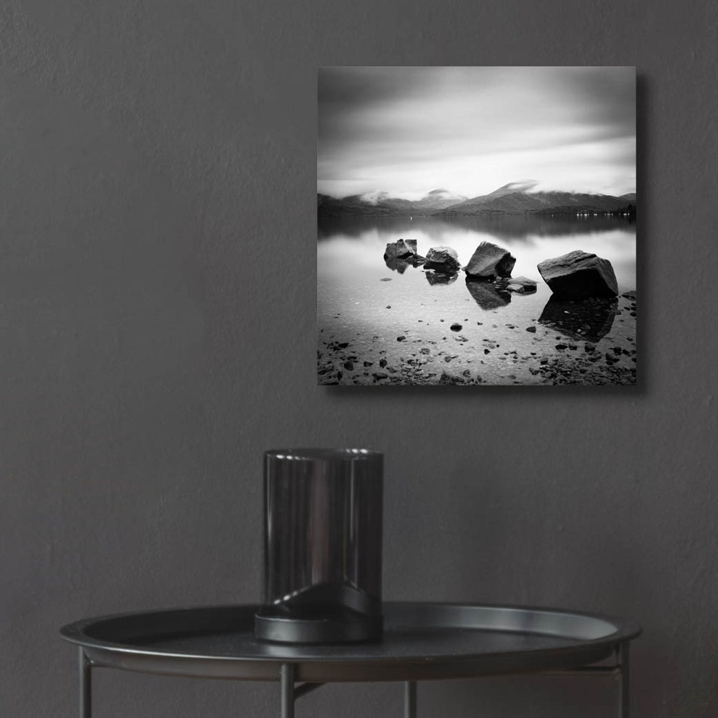 Epic Art 'Lomond Rocks' by Nina Papiorek, Acrylic Glass Wall Art,12x12