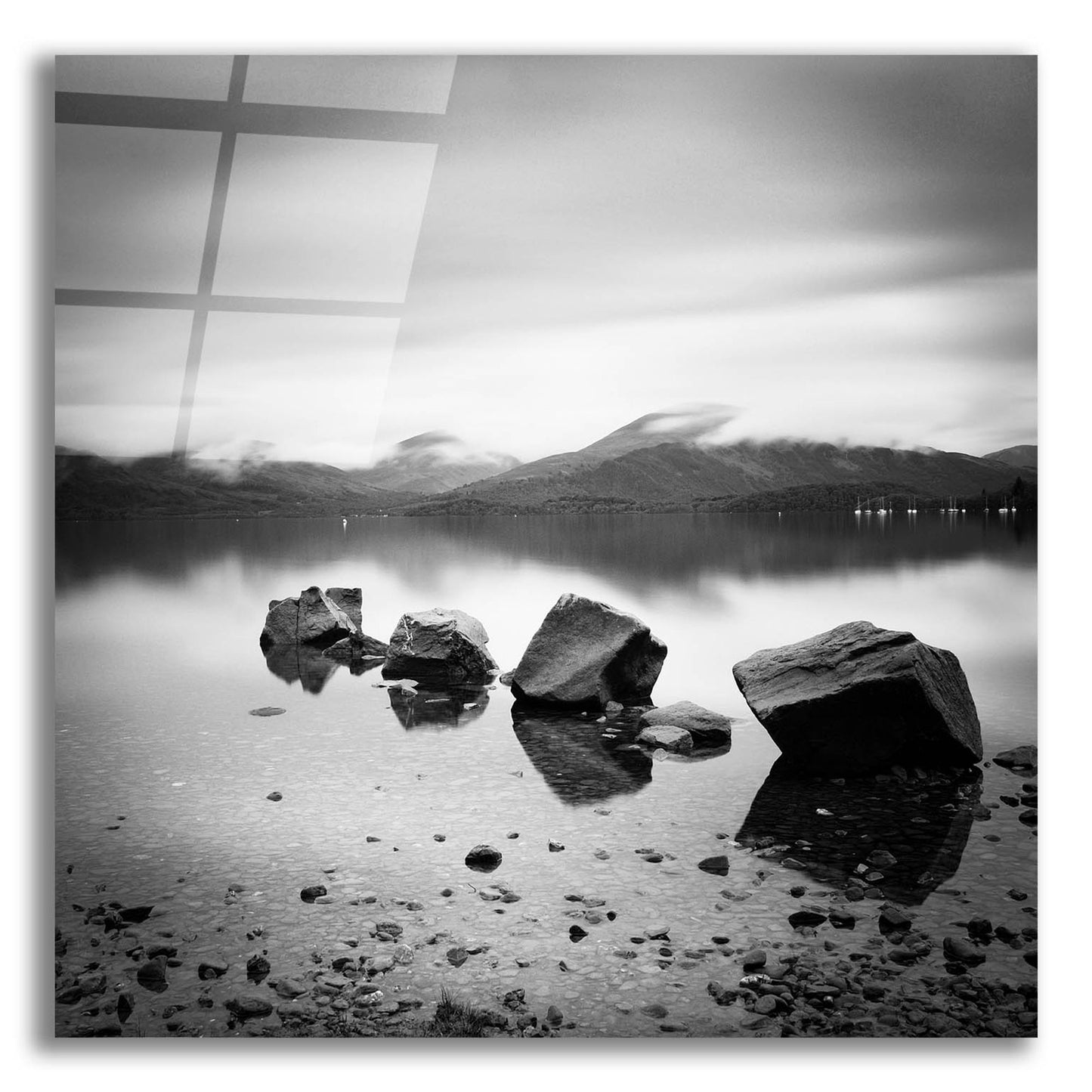 Epic Art 'Lomond Rocks' by Nina Papiorek, Acrylic Glass Wall Art