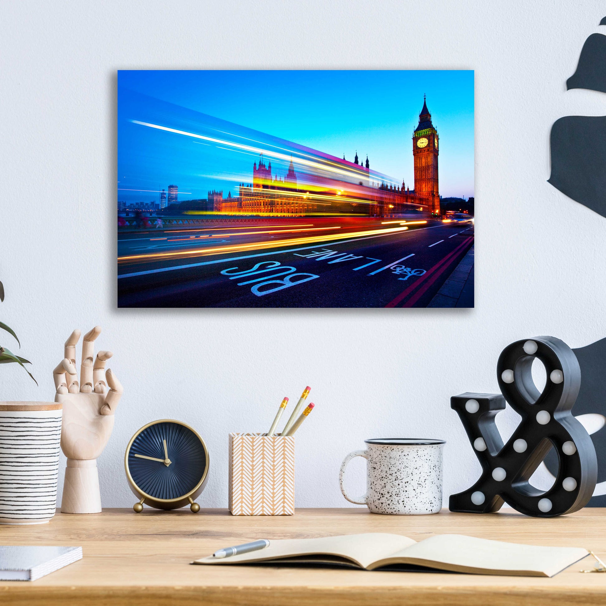 Epic Art 'London Big Ben' by Nina Papiorek, Acrylic Glass Wall Art,16x12