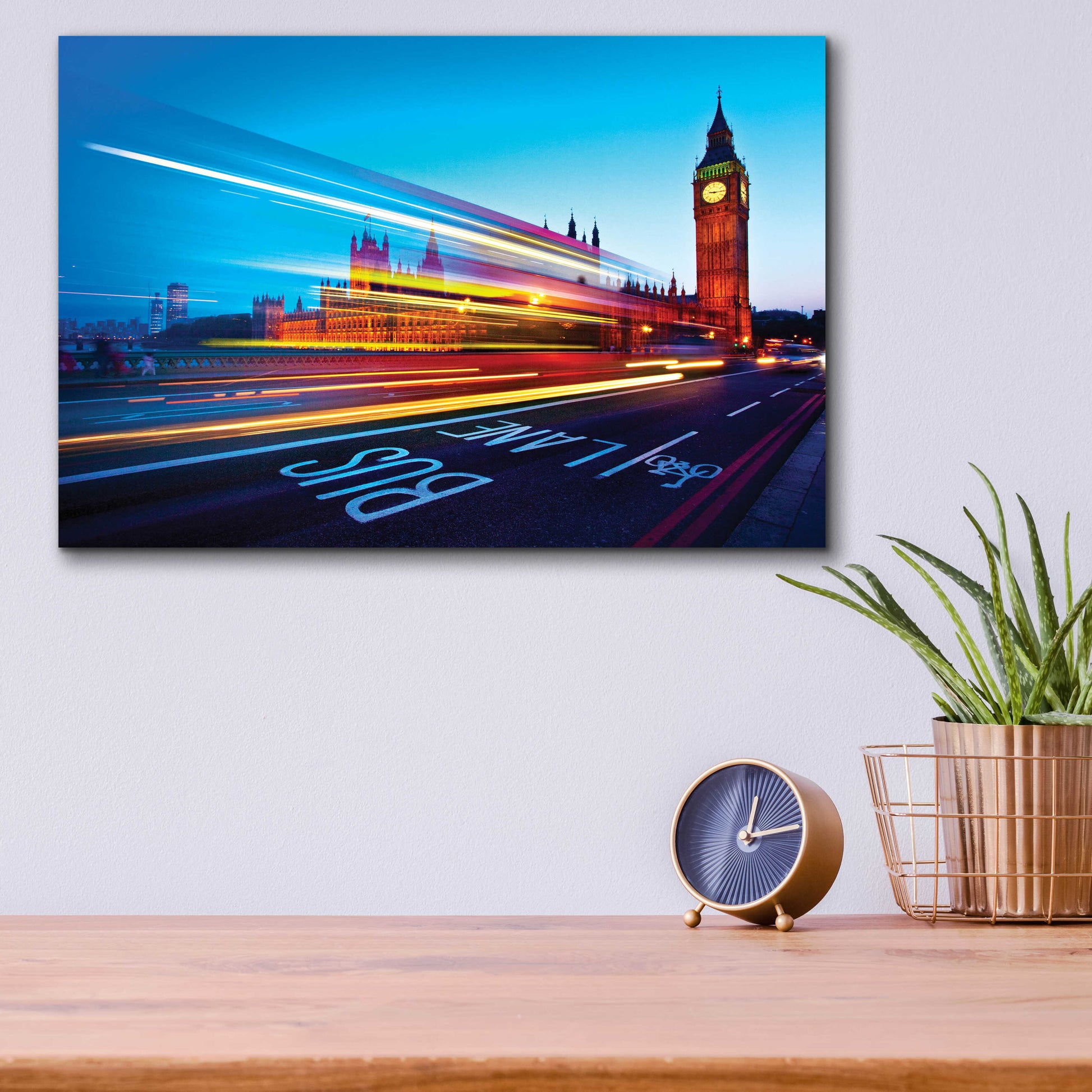 Epic Art 'London Big Ben' by Nina Papiorek, Acrylic Glass Wall Art,16x12