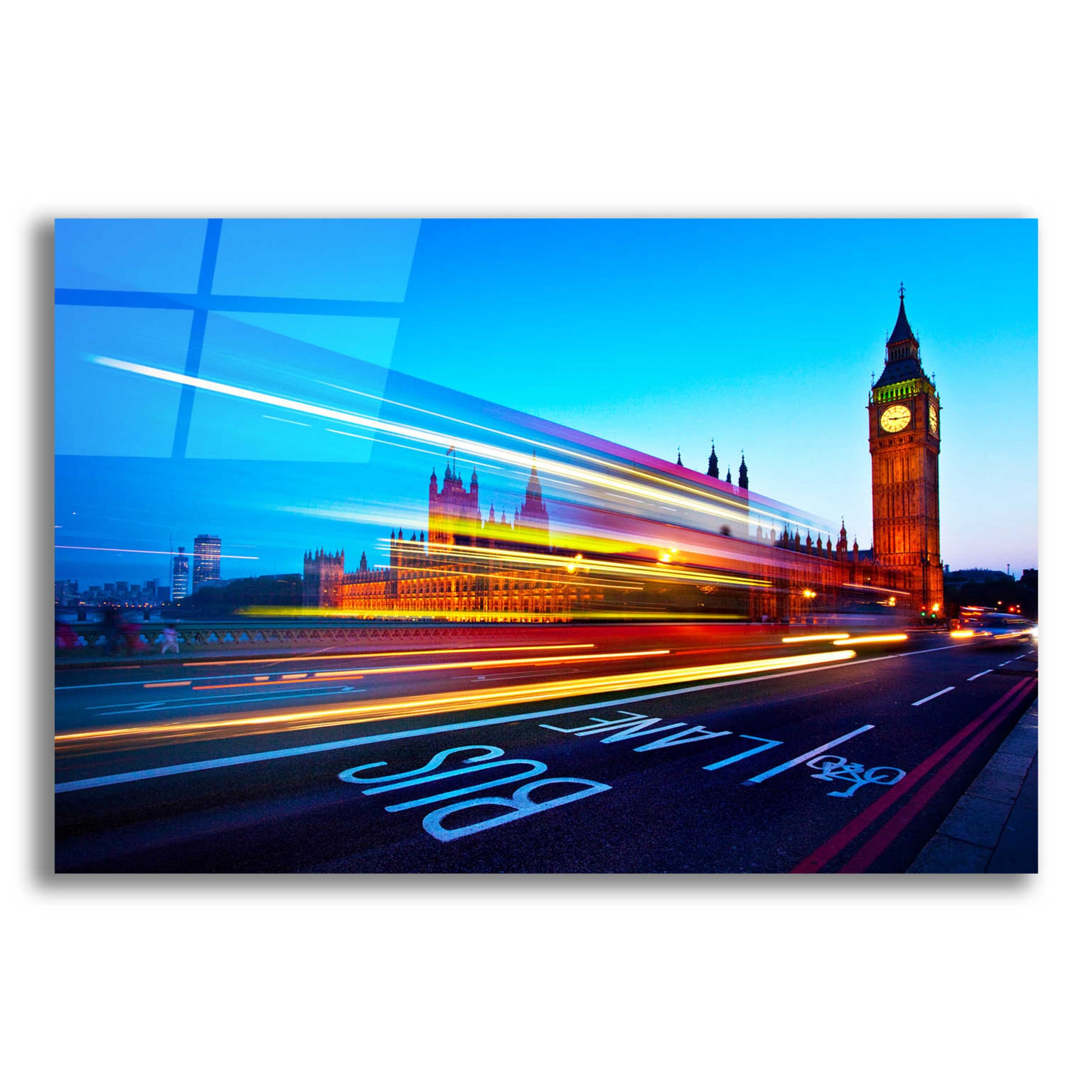 Epic Art 'London Big Ben' by Nina Papiorek, Acrylic Glass Wall Art,16x12