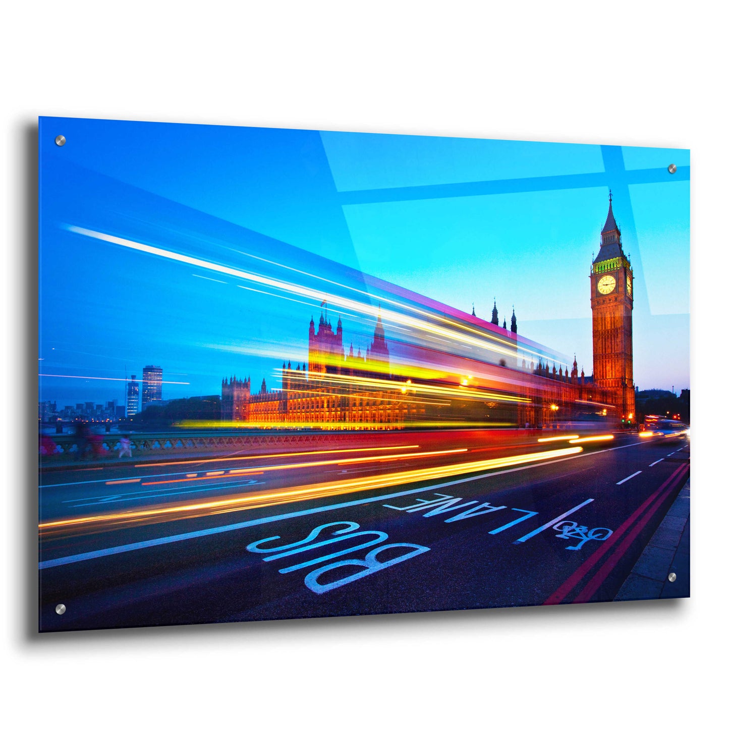 Epic Art 'London Big Ben' by Nina Papiorek, Acrylic Glass Wall Art,36x24