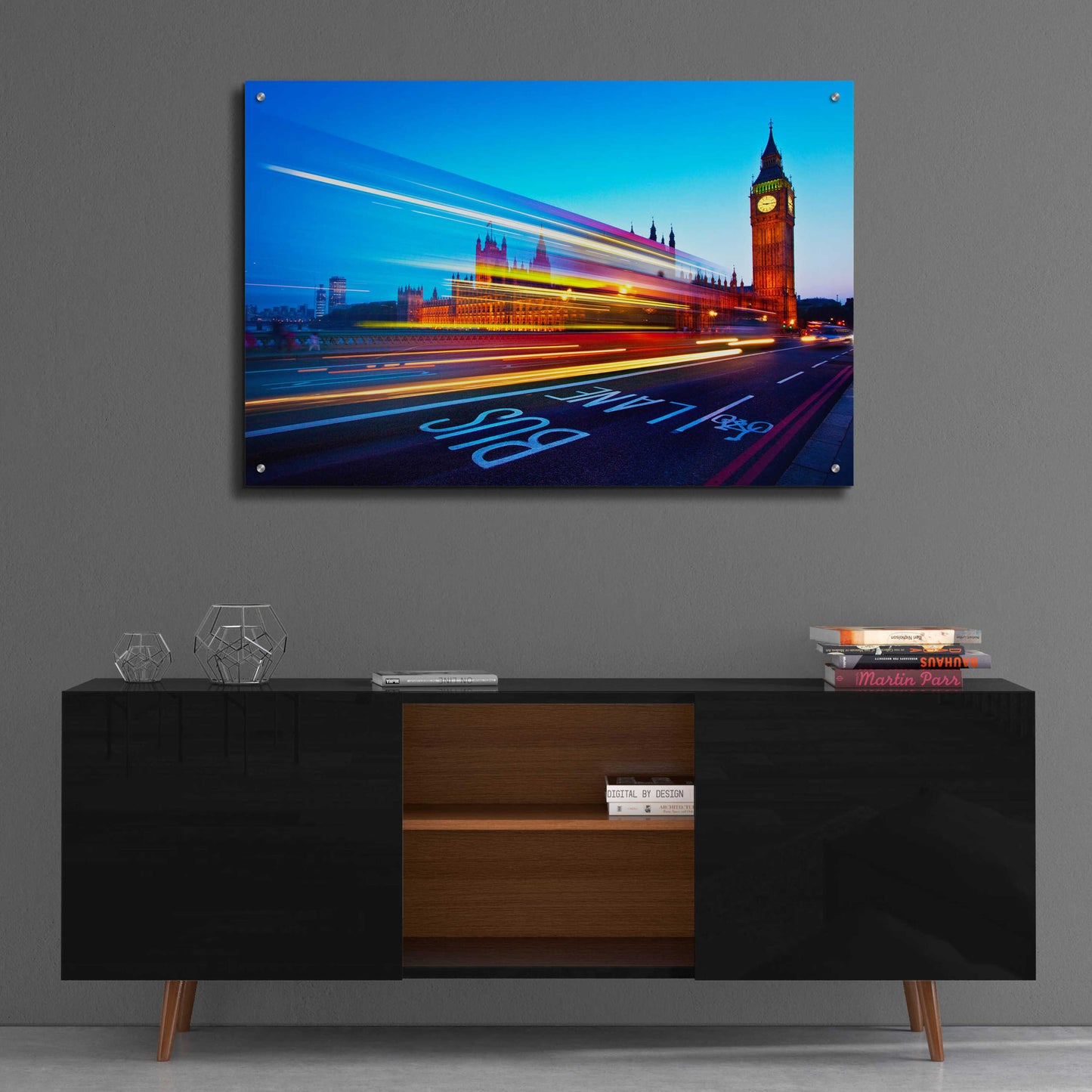 Epic Art 'London Big Ben' by Nina Papiorek, Acrylic Glass Wall Art,36x24