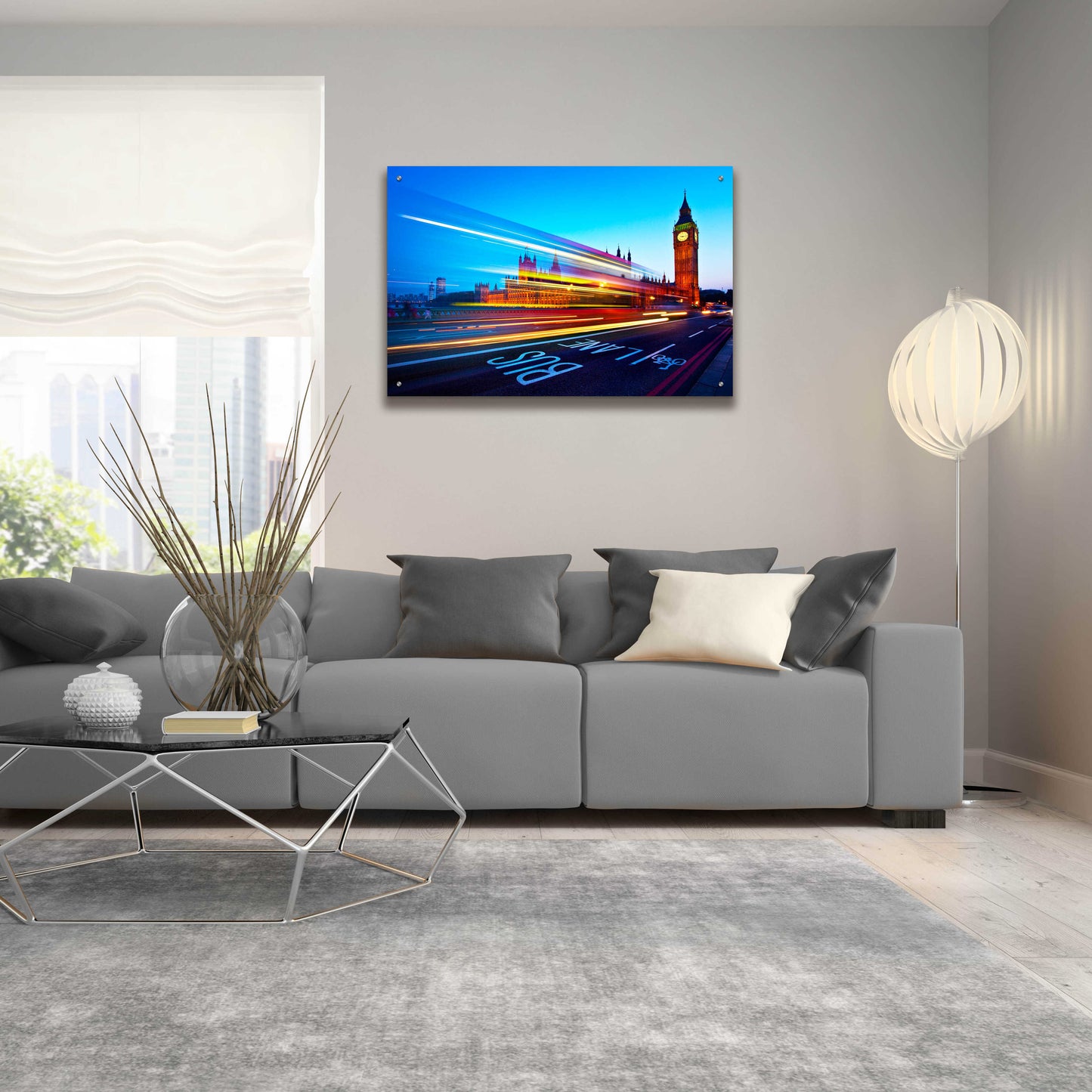 Epic Art 'London Big Ben' by Nina Papiorek, Acrylic Glass Wall Art,36x24