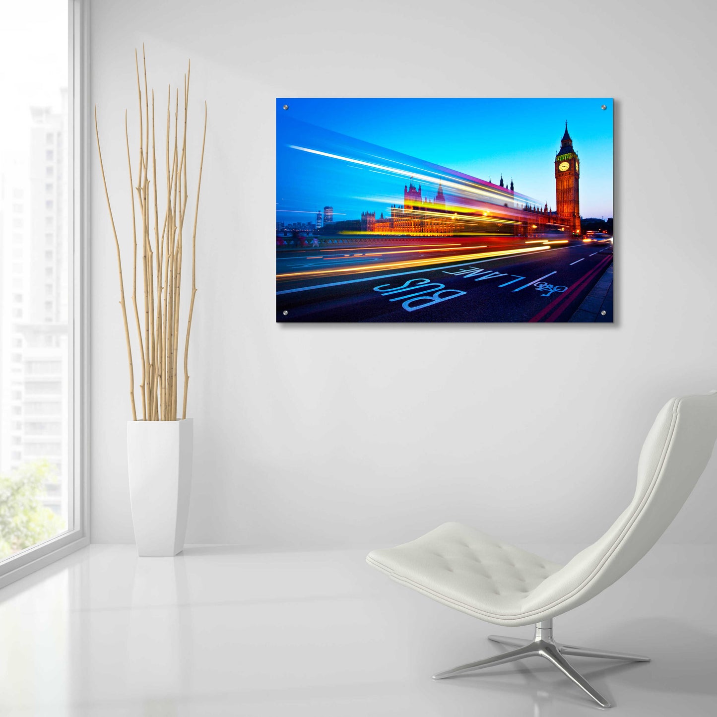 Epic Art 'London Big Ben' by Nina Papiorek, Acrylic Glass Wall Art,36x24