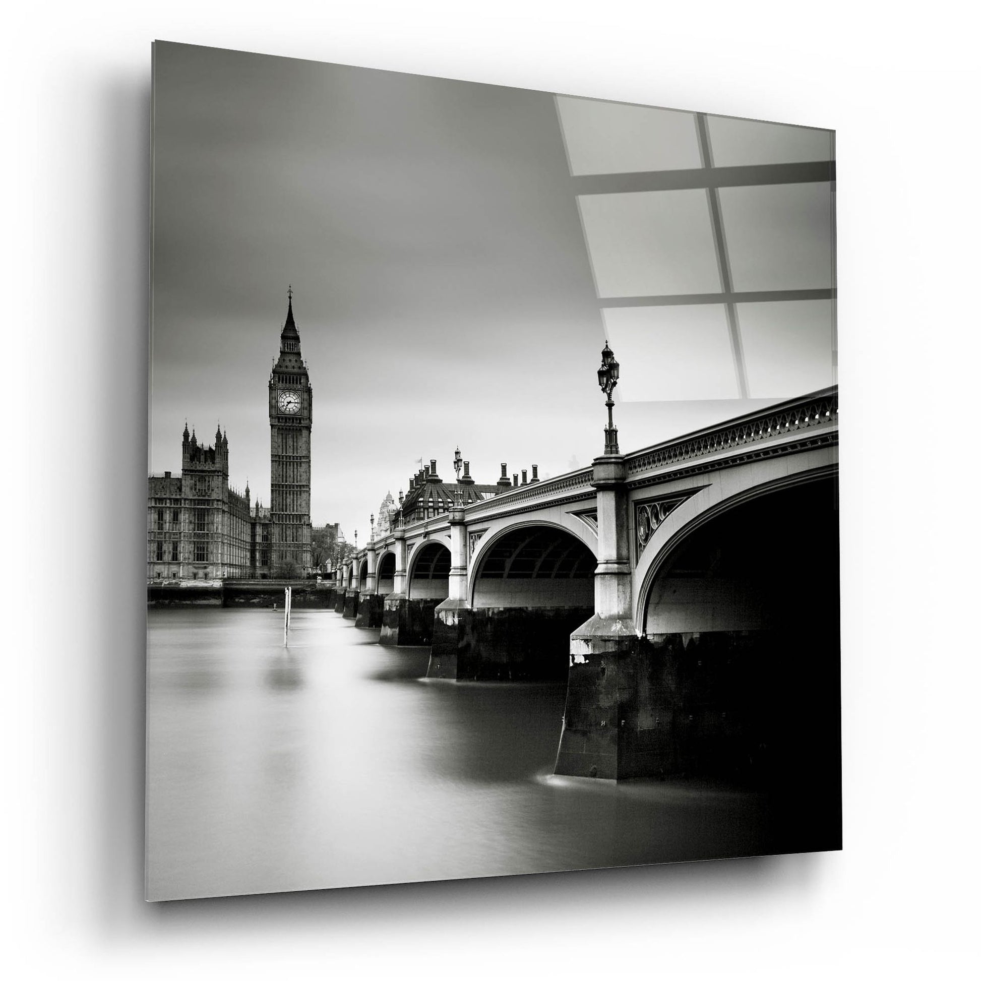 Epic Art 'London Westminster' by Nina Papiorek, Acrylic Glass Wall Art,12x12