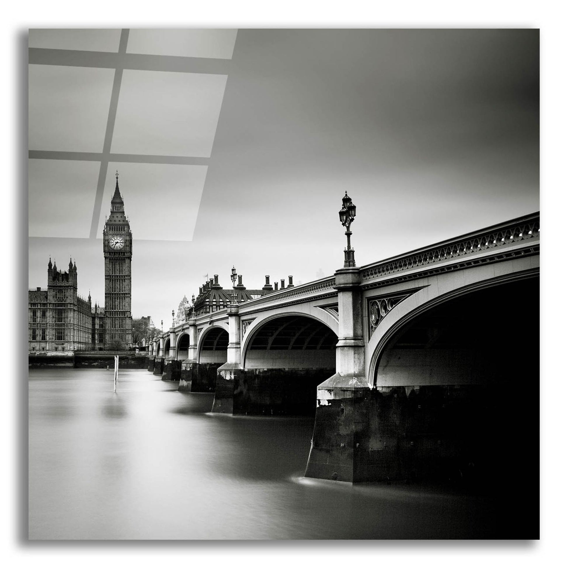 Epic Art 'London Westminster' by Nina Papiorek, Acrylic Glass Wall Art,12x12