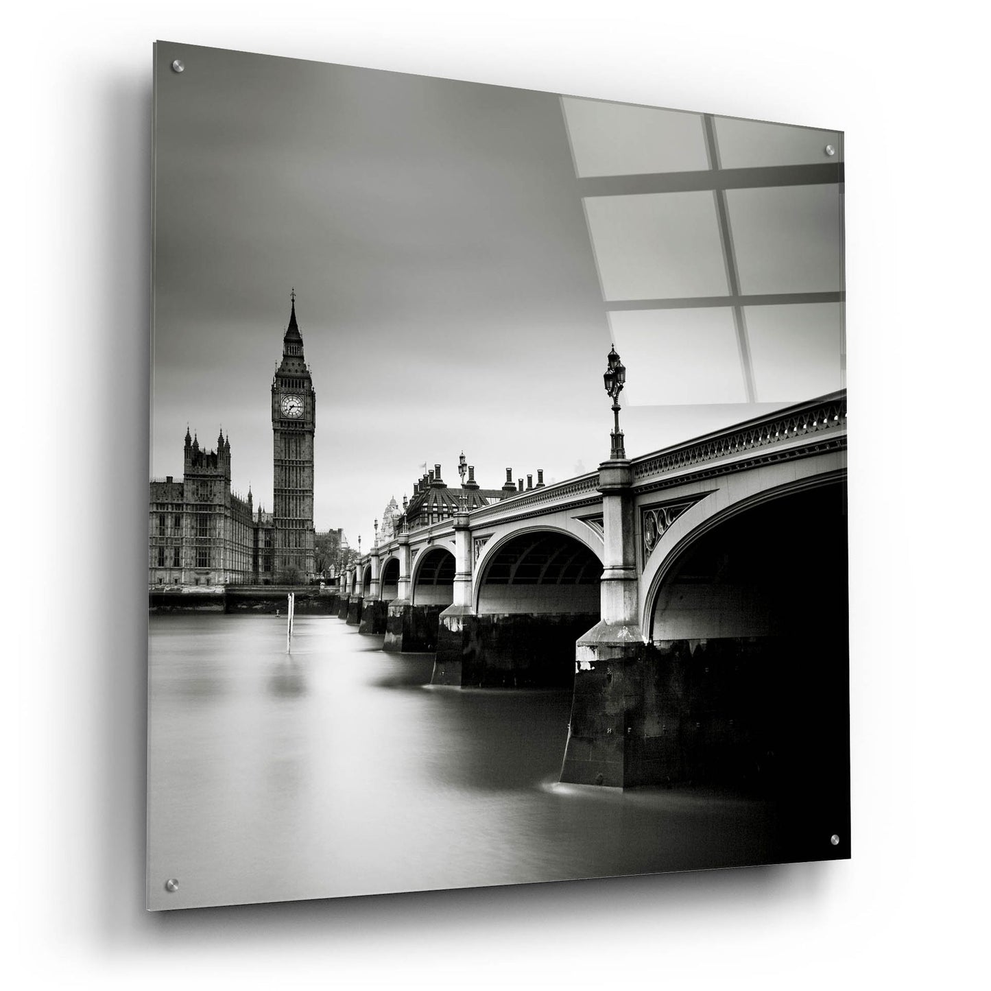 Epic Art 'London Westminster' by Nina Papiorek, Acrylic Glass Wall Art,36x36