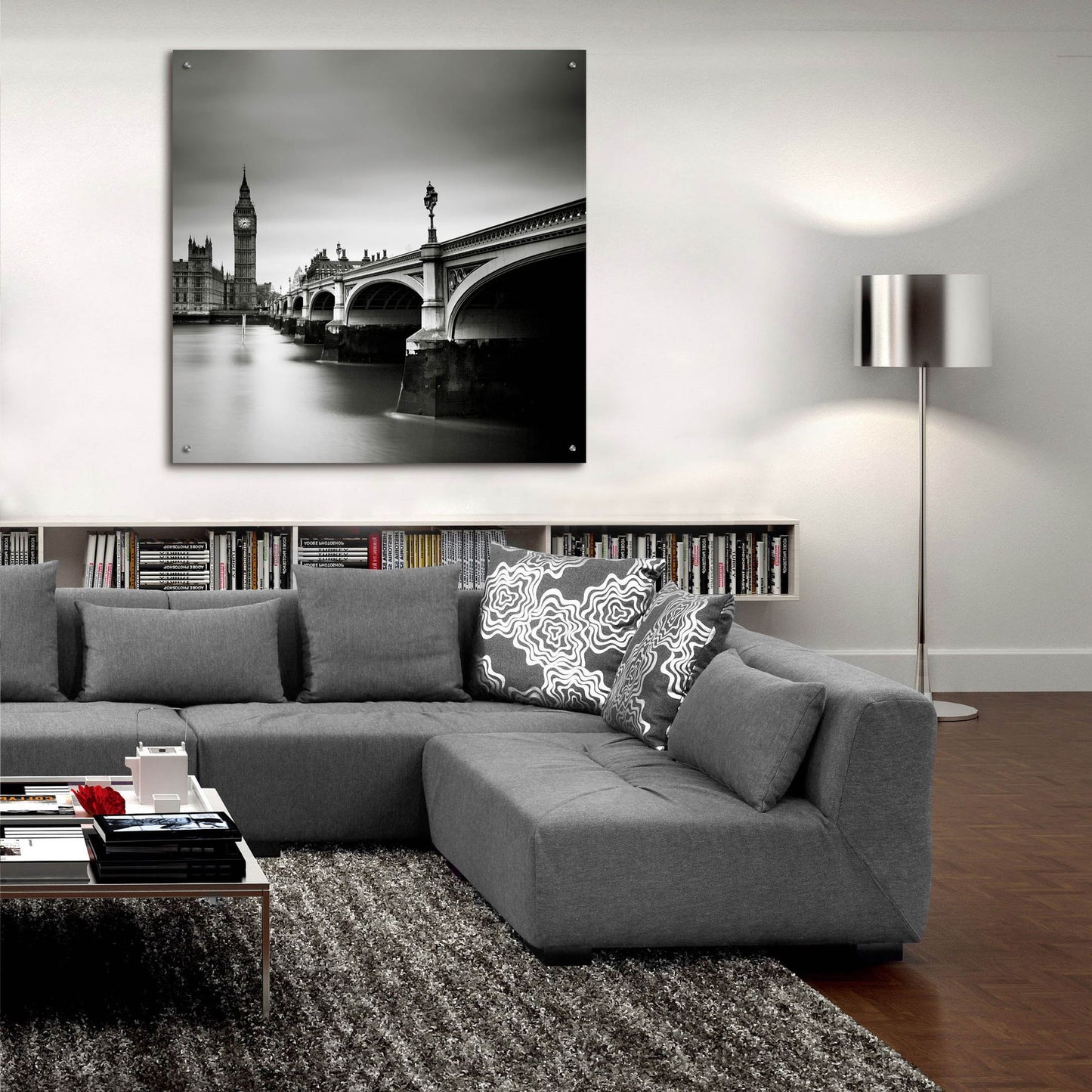 Epic Art 'London Westminster' by Nina Papiorek, Acrylic Glass Wall Art,36x36