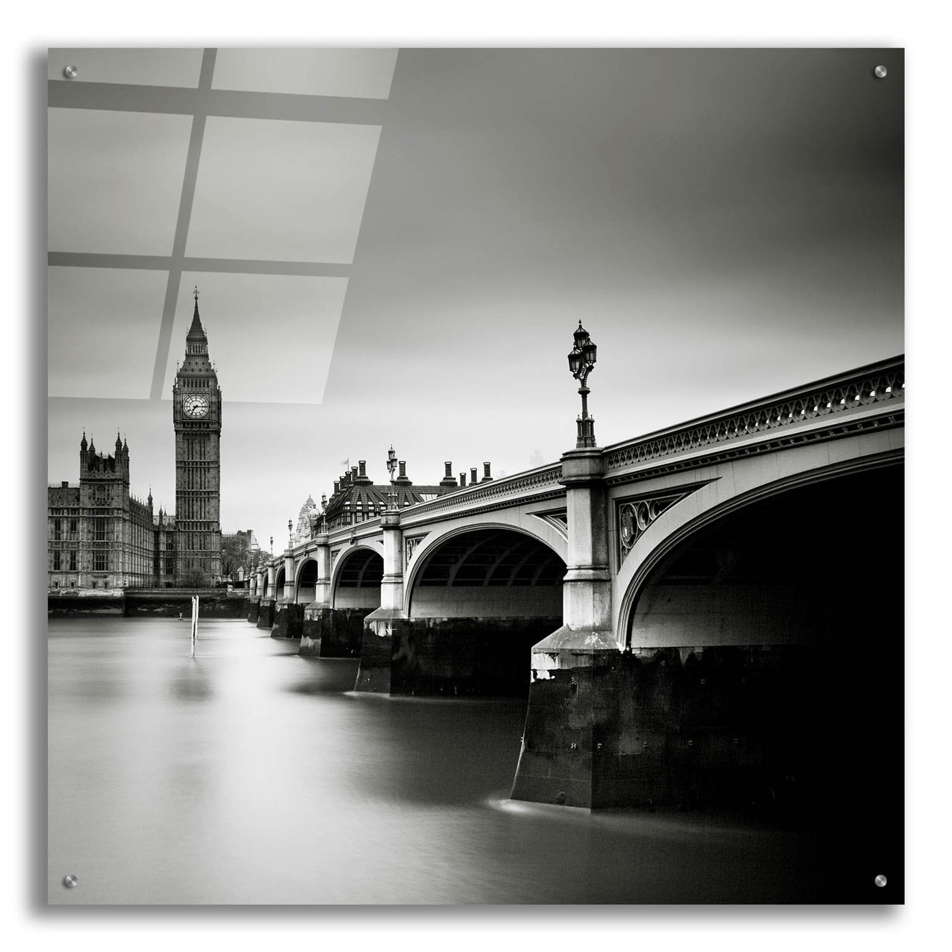 Epic Art 'London Westminster' by Nina Papiorek, Acrylic Glass Wall Art,36x36