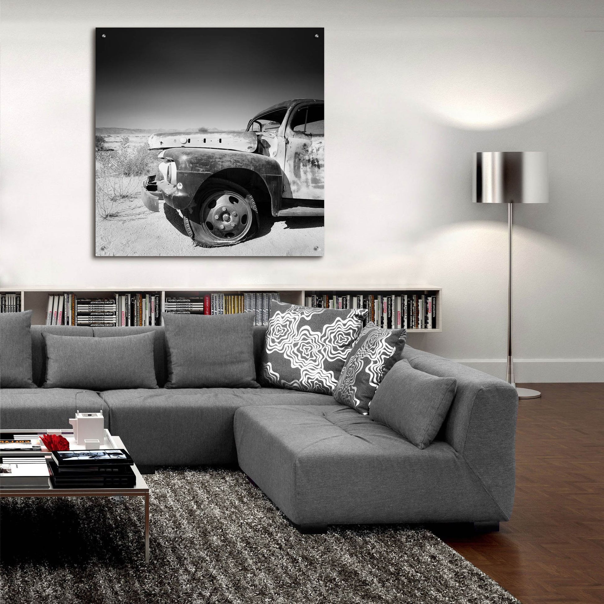 Epic Art 'Namibia Rotten Car' by Nina Papiorek, Acrylic Glass Wall Art,36x36