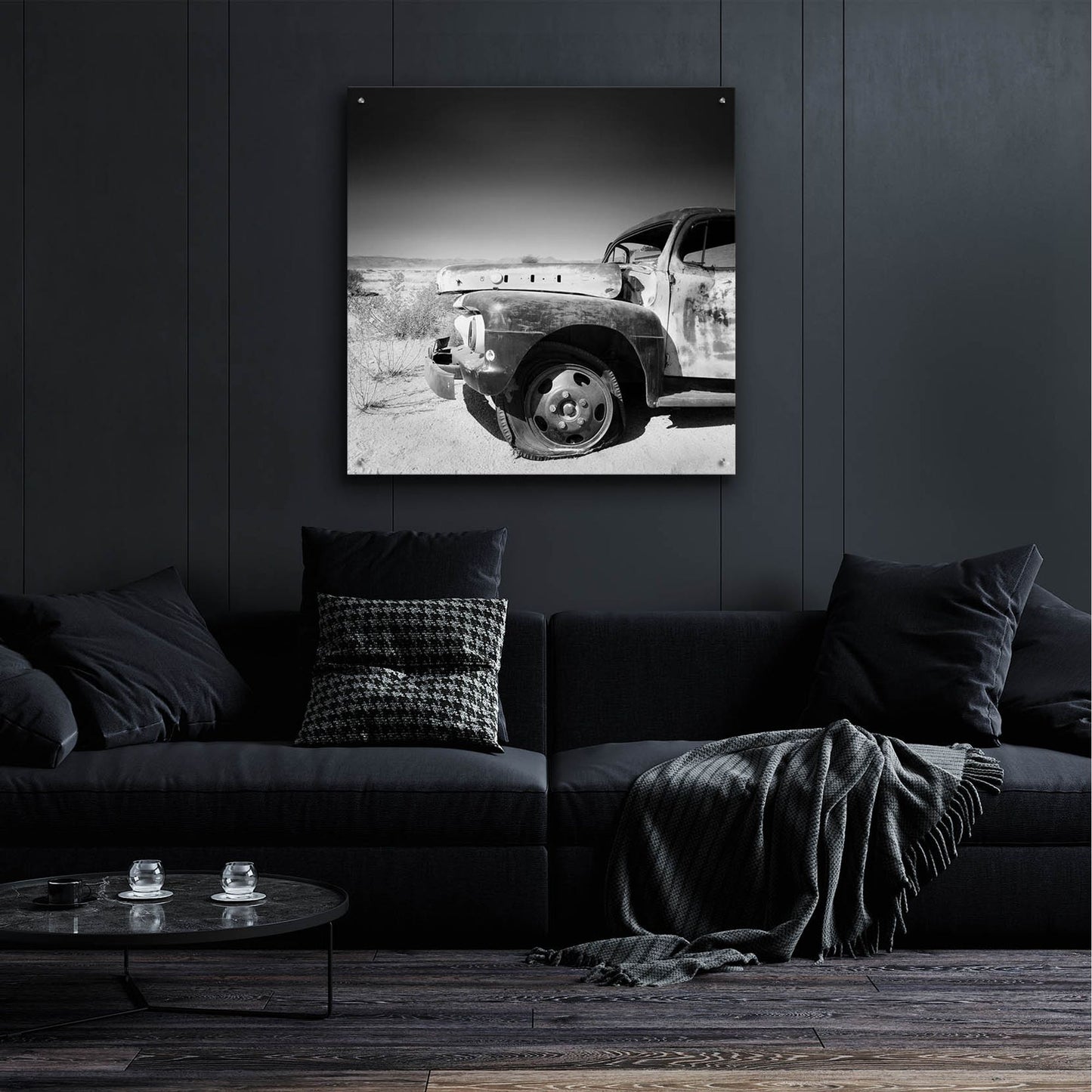 Epic Art 'Namibia Rotten Car' by Nina Papiorek, Acrylic Glass Wall Art,36x36