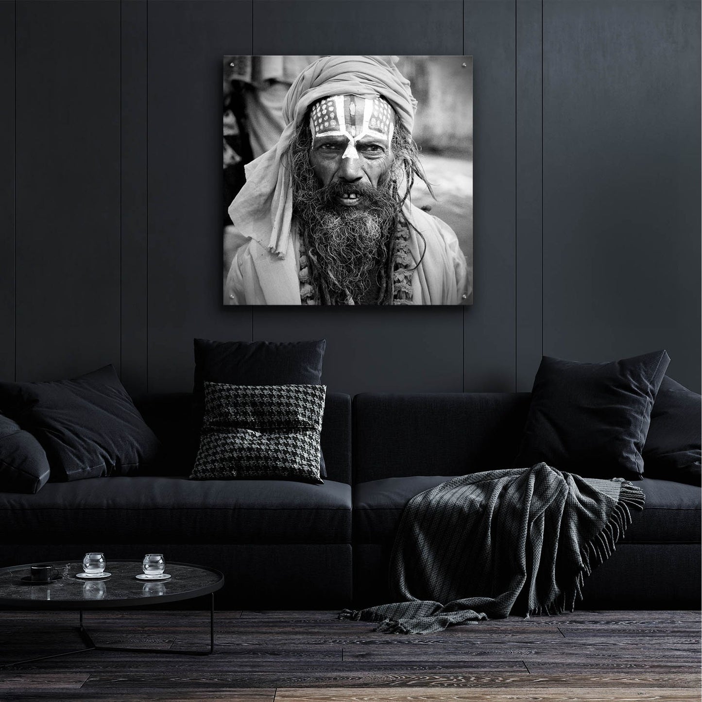 Epic Art 'Nepal Saddhu I' by Nina Papiorek, Acrylic Glass Wall Art,36x36