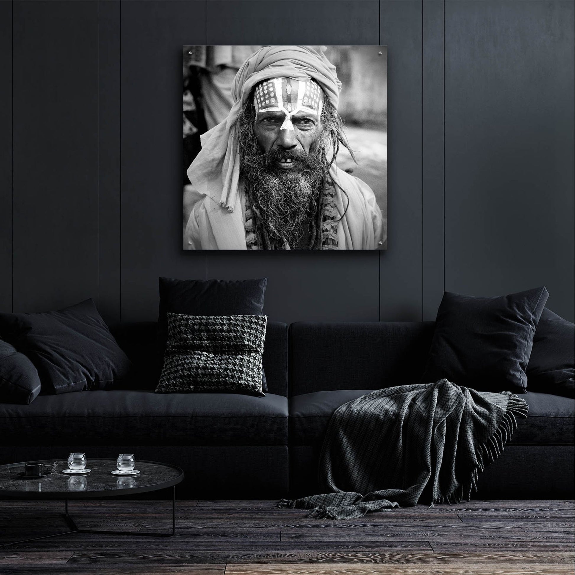 Epic Art 'Nepal Saddhu I' by Nina Papiorek, Acrylic Glass Wall Art,36x36