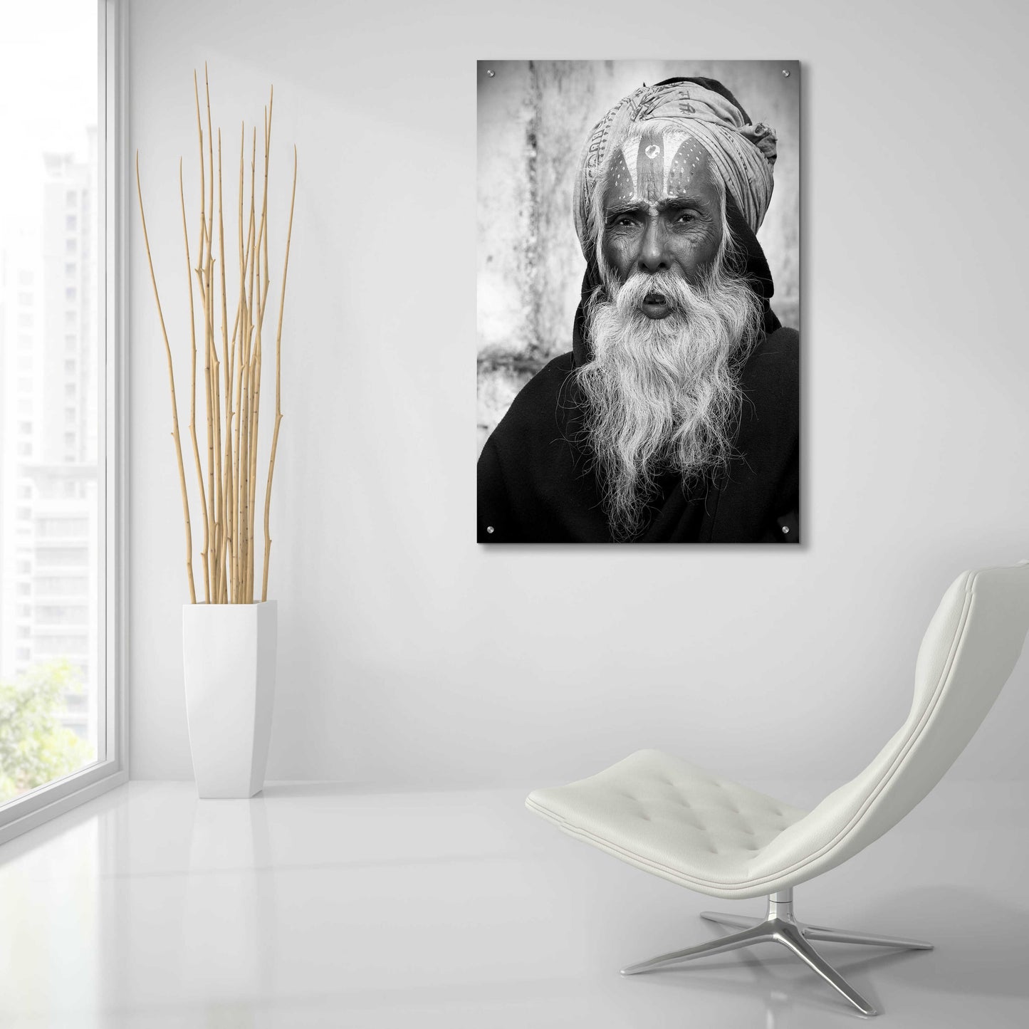 Epic Art 'Nepal Saddhu II' by Nina Papiorek, Acrylic Glass Wall Art,24x36